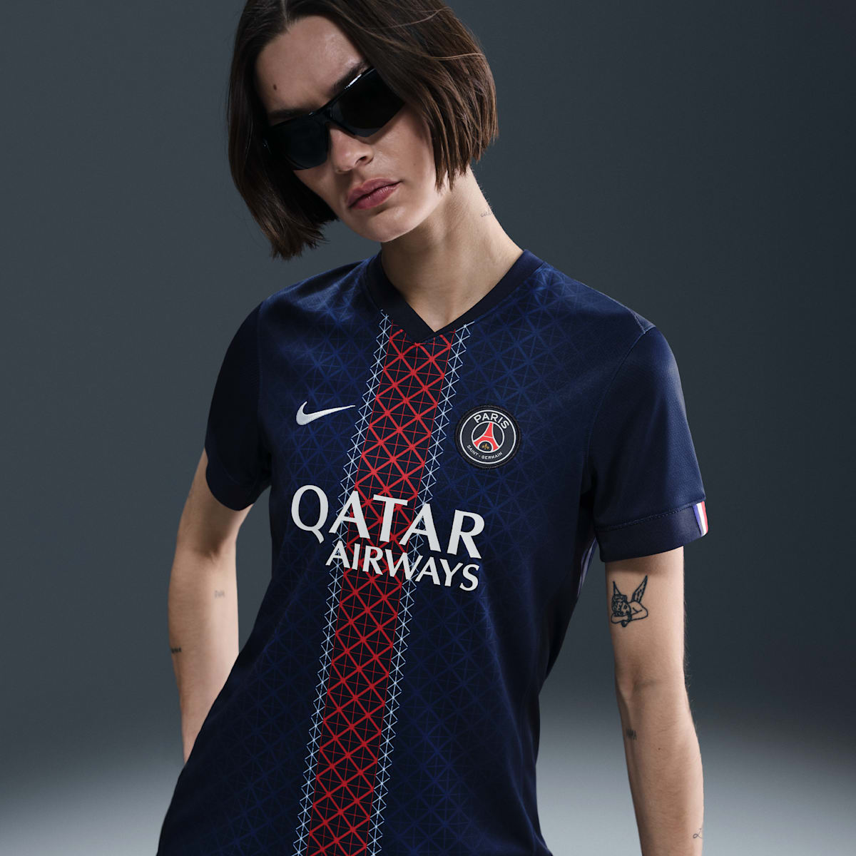 Maillot de foot Replica Nike Dri-FIT Paris Saint-Germain 2025/26 Stadium Domicile pour femme - Bleu