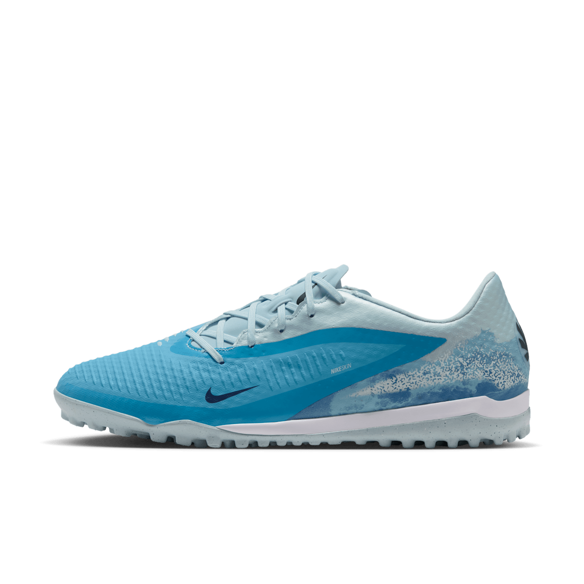 Chaussure de foot pour surface synthétique Nike Phantom 6 Low Academy « Erling Haaland » - Bleu