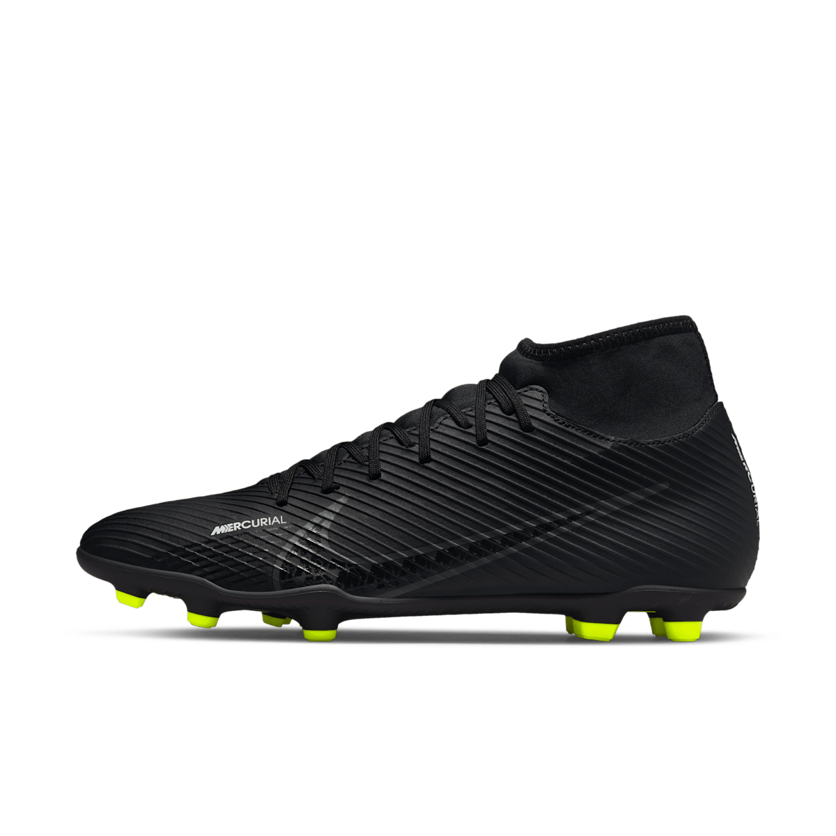 Chaussure de foot montante à crampons multi-surfaces Nike Mercurial Superfly 9 Club - Noir