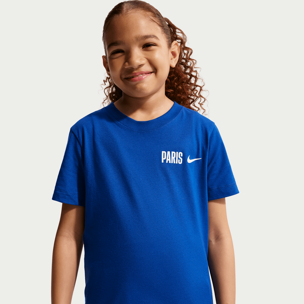 T-shirt Nike Football Paris Saint-Germain pour ado - Bleu