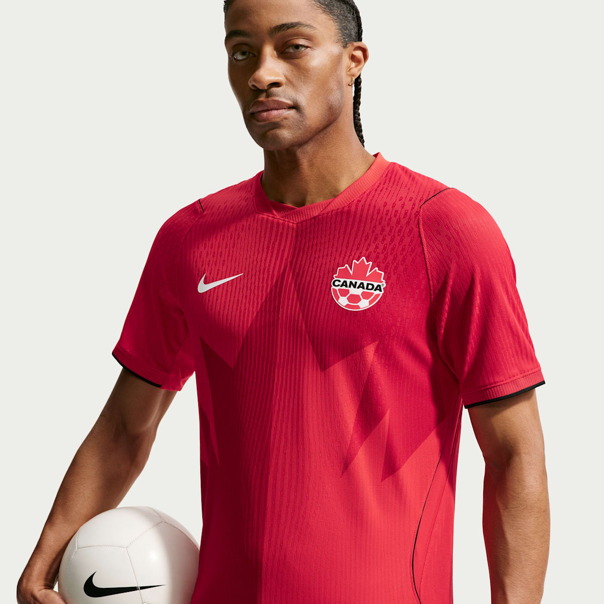 Maillot de foot Replica Nike Dri-FIT Canada 2026 Match Domicile pour homme - Rouge