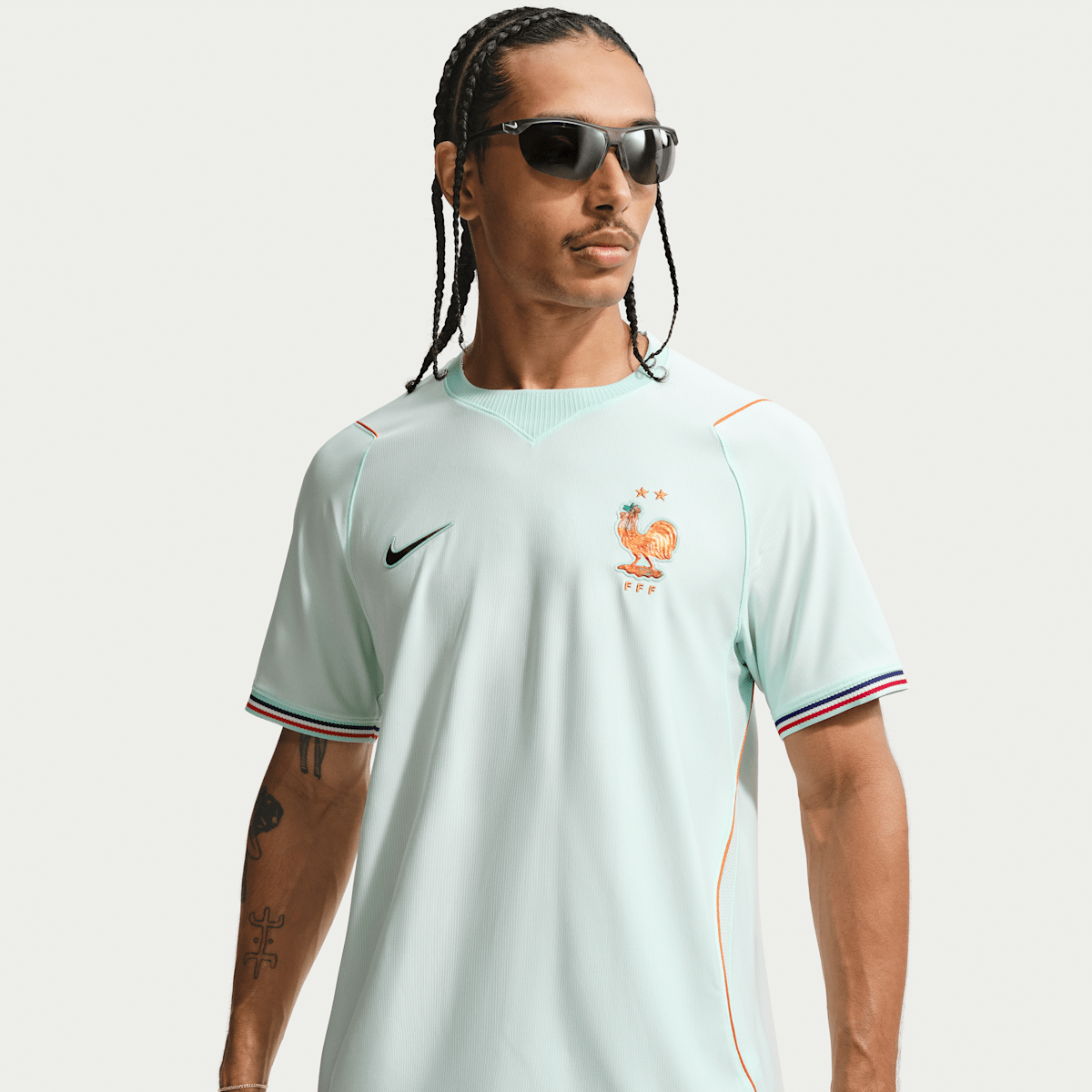 Maillot de foot Nike Dri-FIT France 2026 Stadium Extérieur pour homme - Vert