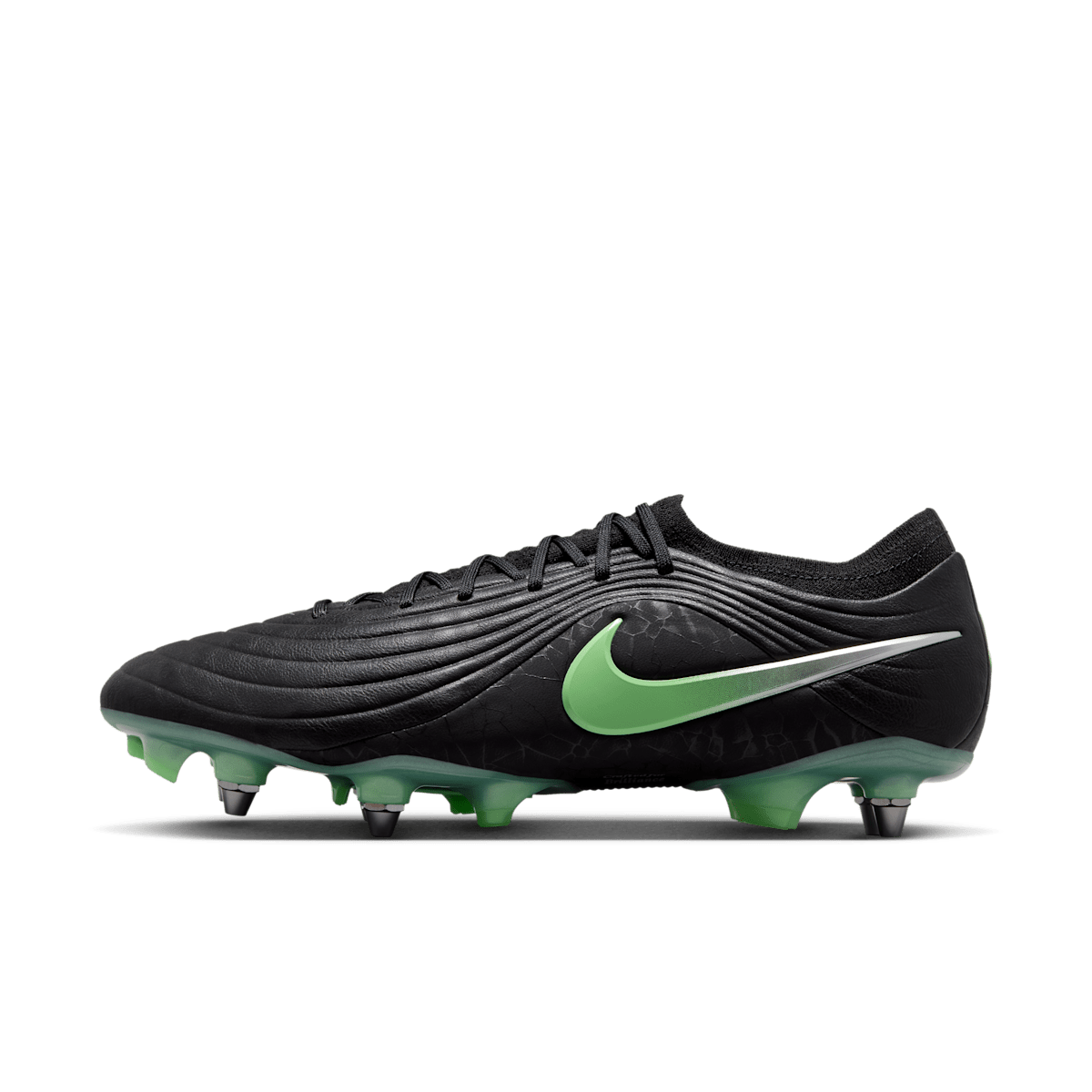 Chaussure de foot basse à crampons pour terrain gras Nike Tiempo Maestro Elite - Noir
