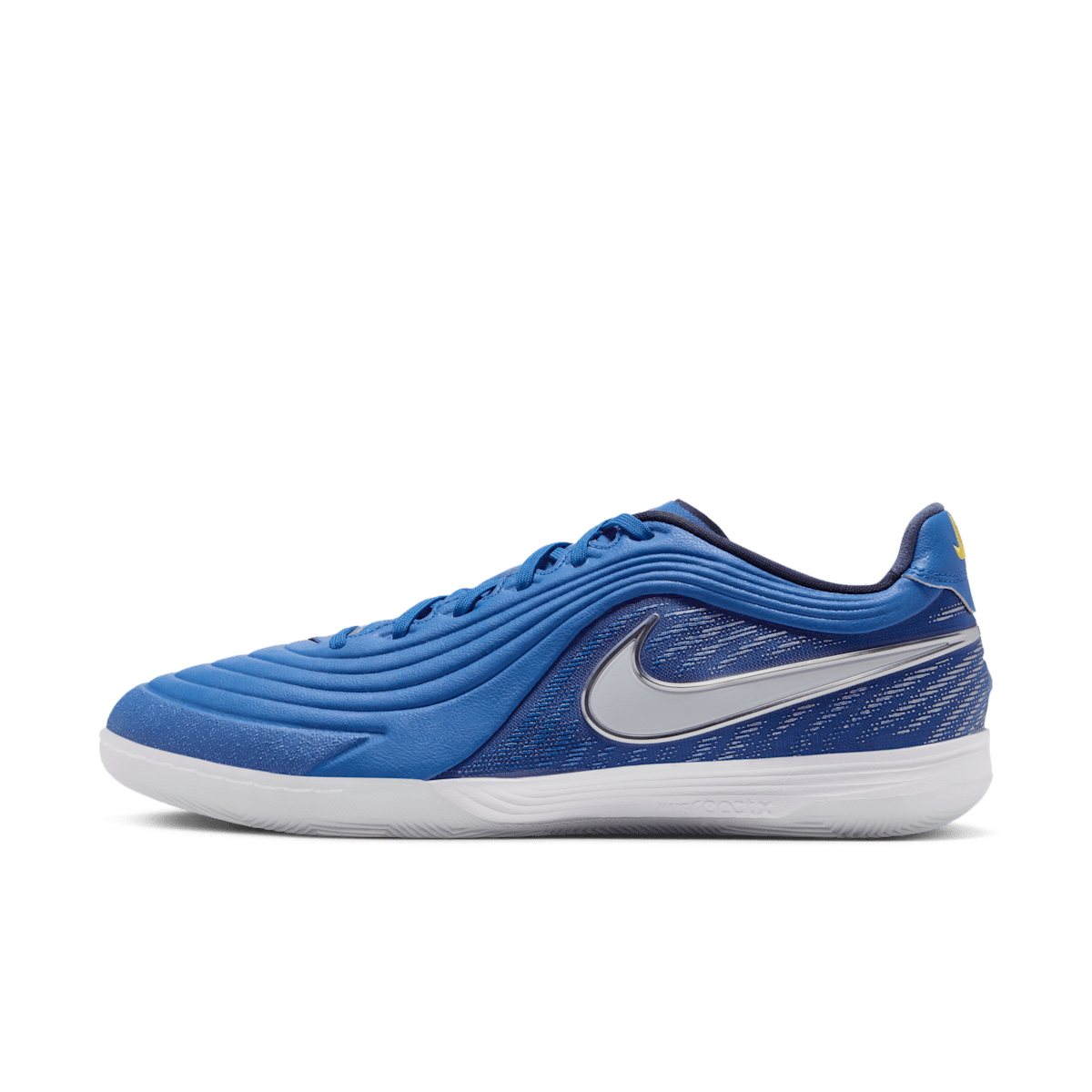 Chaussure de foot en salle coupe basse Nike Tiempo Reactgato "Joga Bonito" - Bleu