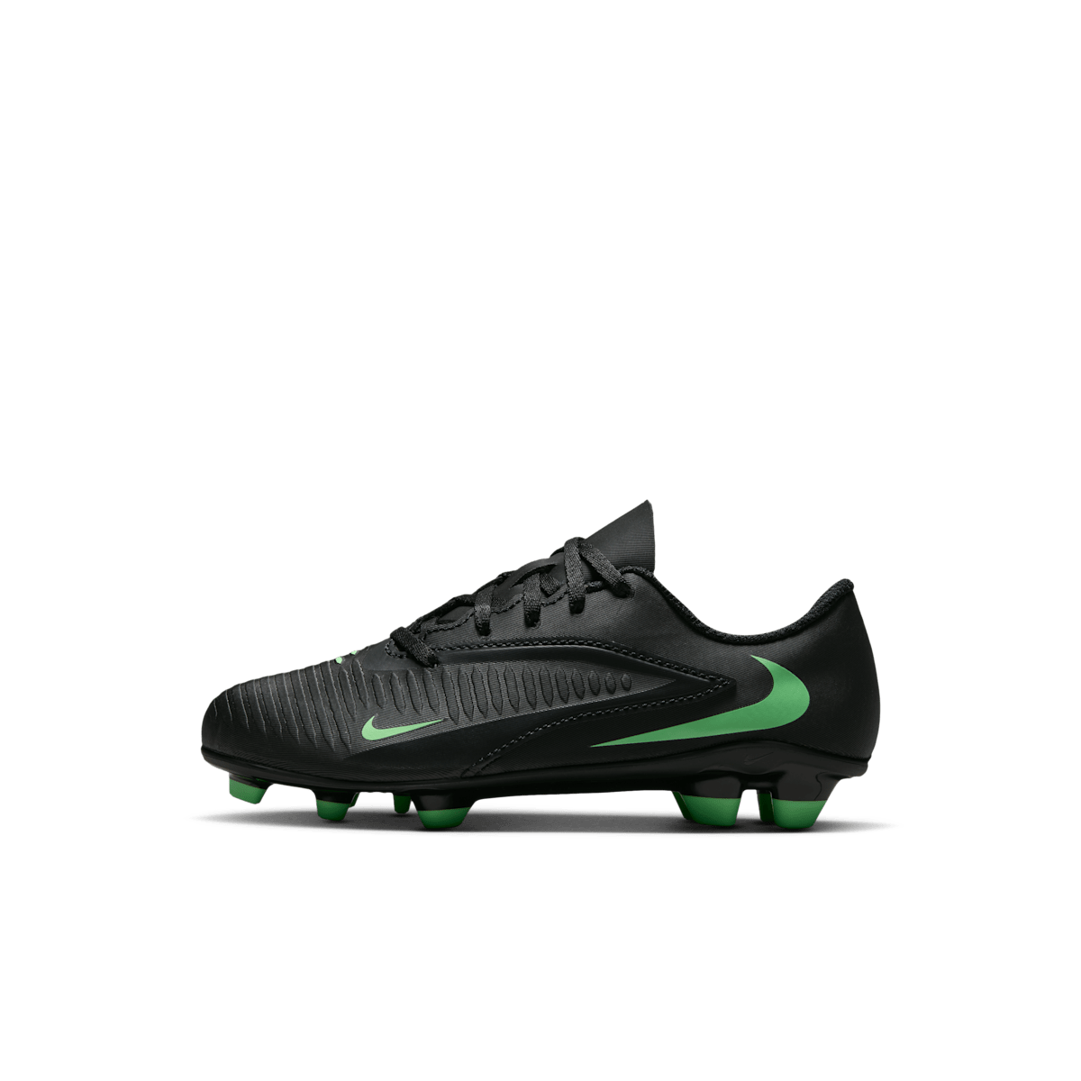 Chaussure de foot multi-surfaces à crampons Nike Jr. Phantom 6 Low Club pour enfant - Noir