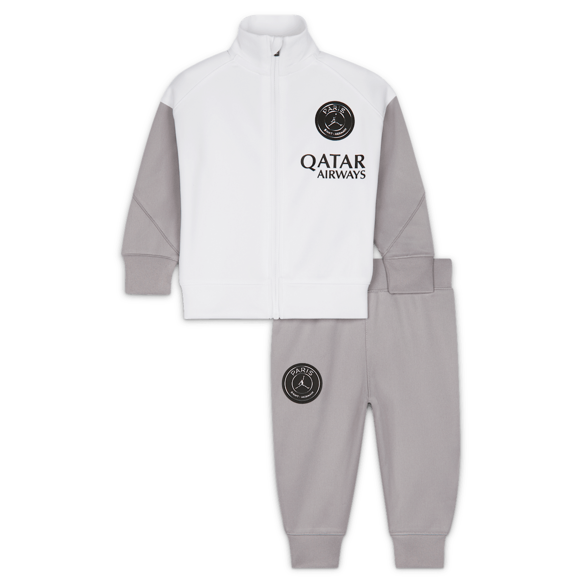 Survêtement de foot en maille Jordan Dri-FIT Paris Saint-Germain Strike Night Edition pour bébé et tout-petit - Blanc
