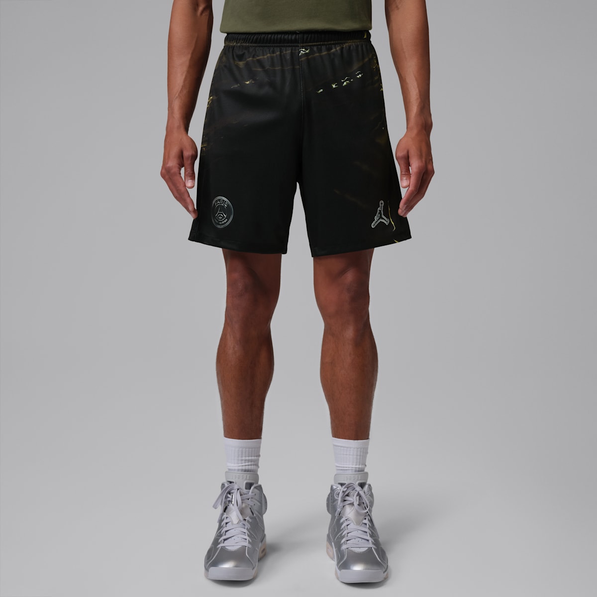 Short de foot Replica Jordan Dri-FIT Paris Saint-Germain 2026 Stadium Night Edition pour homme - Noir