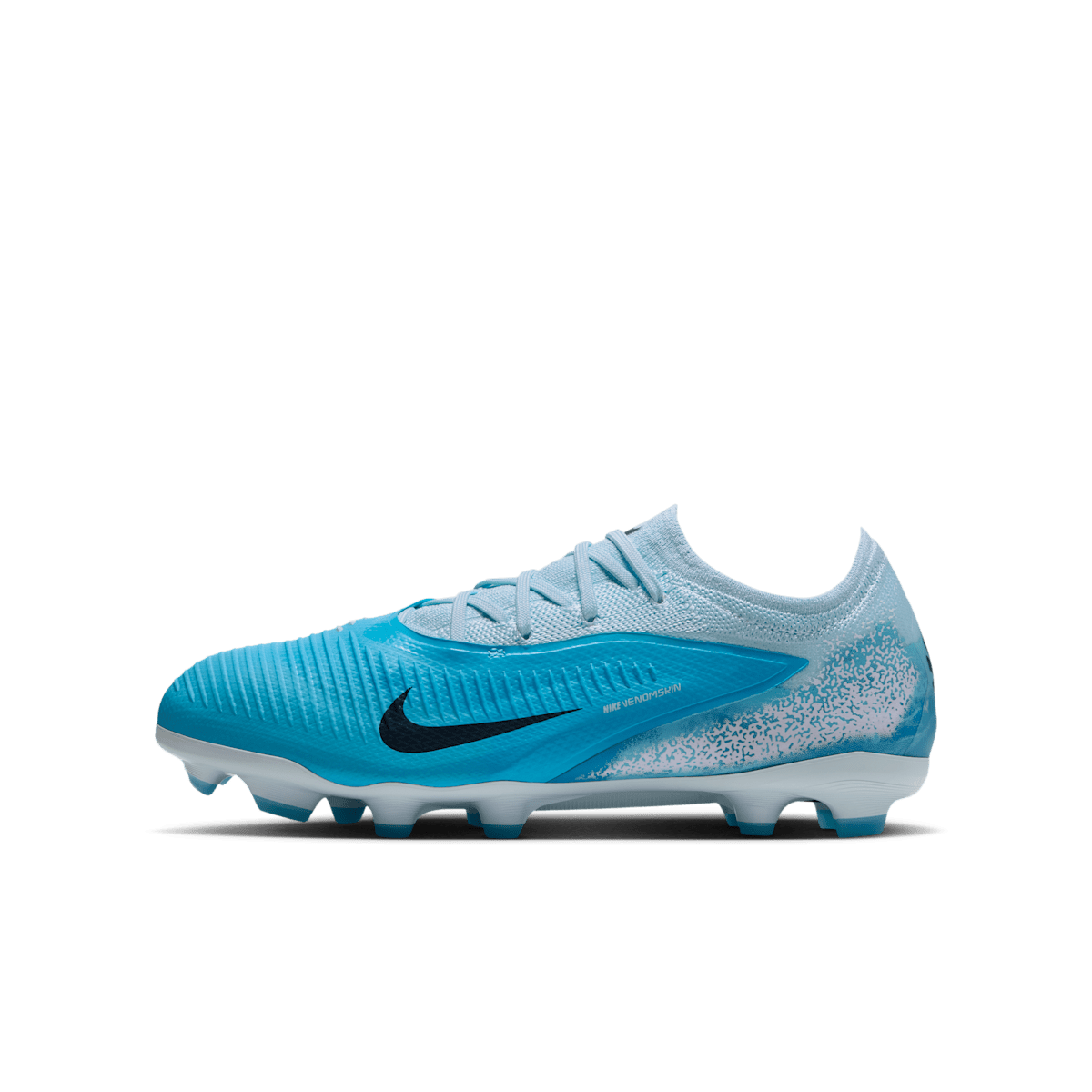 Crampons de foot multi-surfaces Nike Jr. Phantom 6 Low Pro « Erling Haaland » pour ado - Bleu