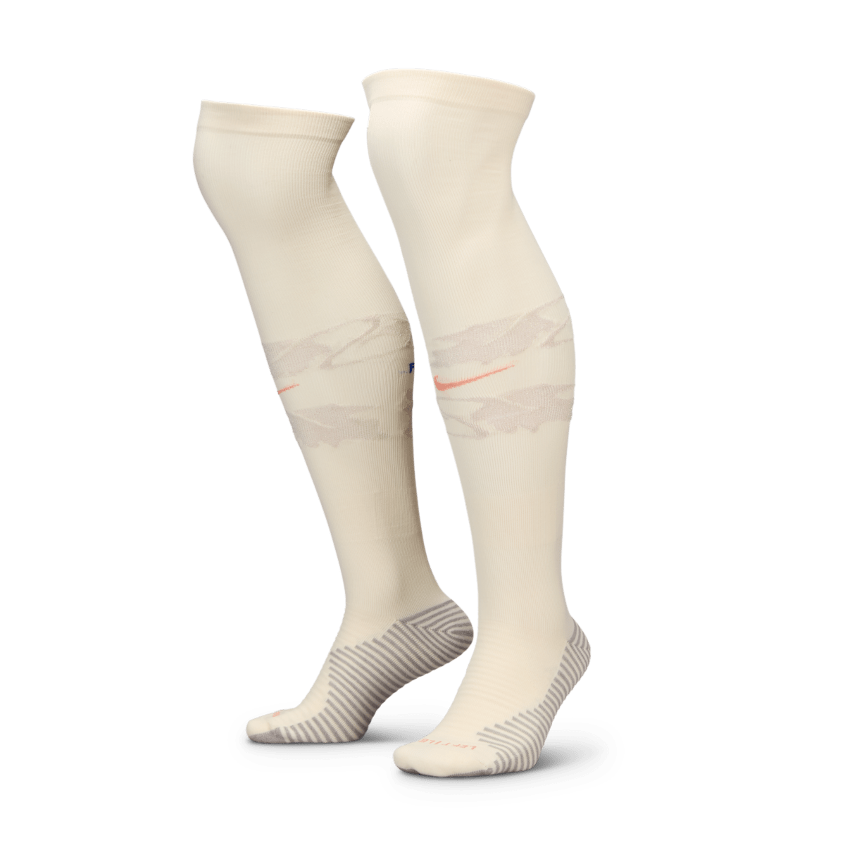 Chaussettes de foot montantes Nike Dri-FIT FFF Strike Extérieur - Marron