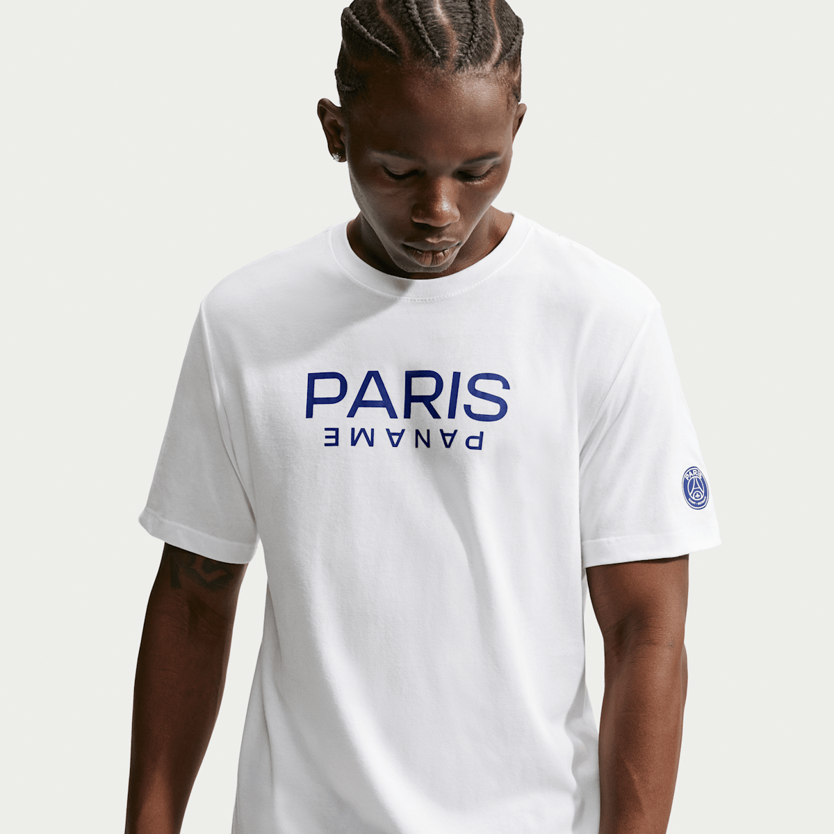 T-shirt Nike Football Paris Saint-Germain pour homme - Blanc