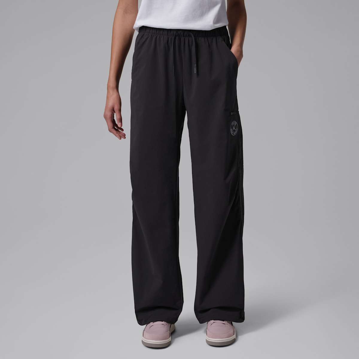 Pantalon tunnel Paris Saint-Germain pour Femme - Gris