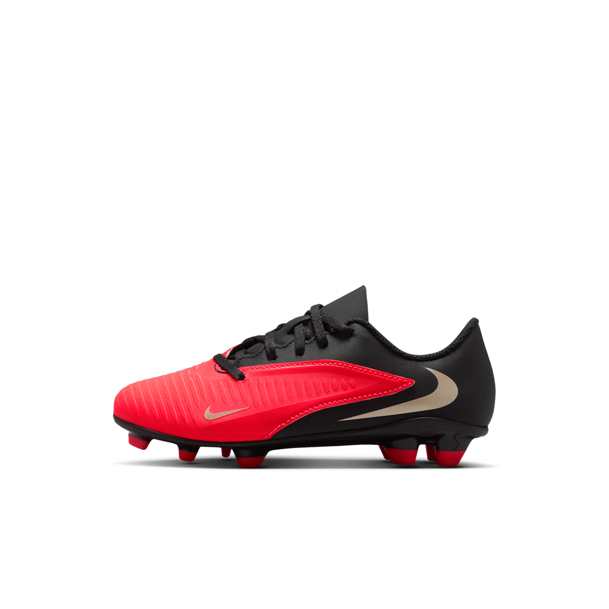 Chaussure de foot multi-surfaces à crampons Nike Jr. Phantom 6 Low Club pour enfant - Rouge
