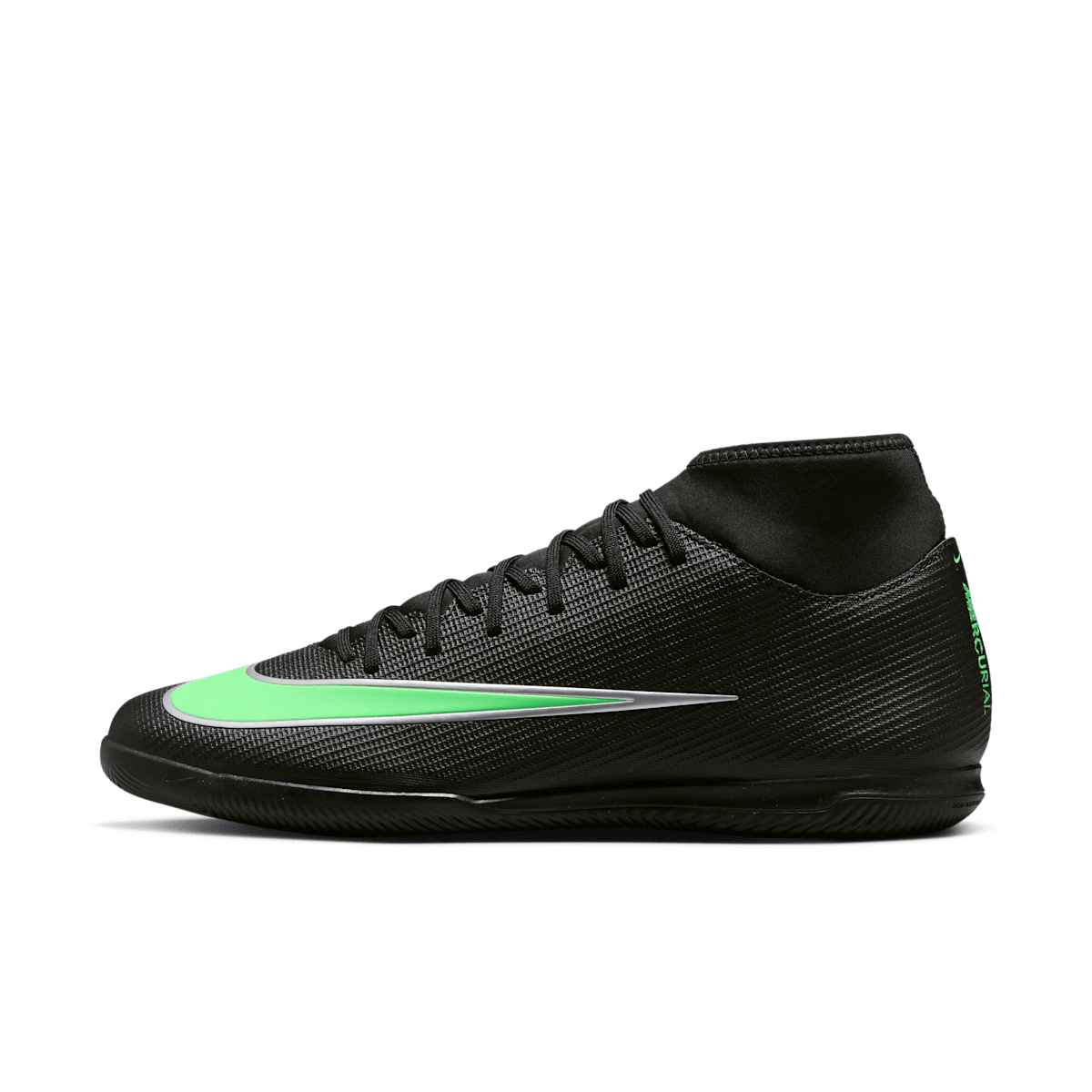 Chaussure de foot en salle montante Nike Mercurial Superfly 11 Club - Noir