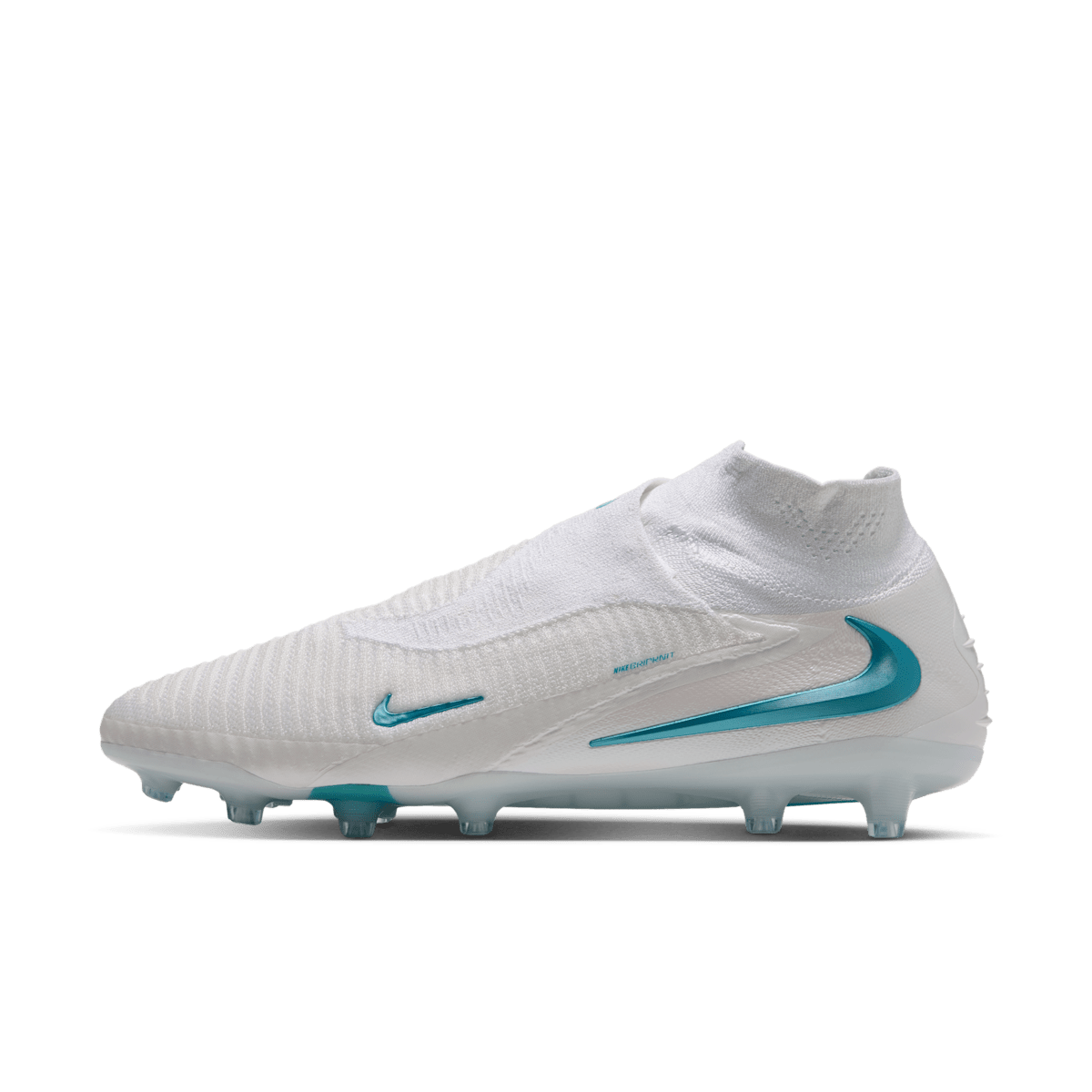 Chaussure de foot à crampons pour terrain synthétique Nike Phantom 6 High Elite - Blanc
