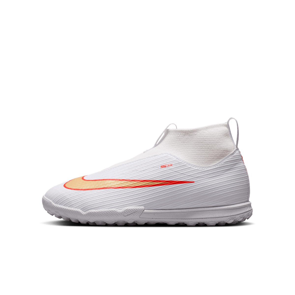 Chaussure de foot montante pour surface synthétique Nike Jr. Mercurial Superfly 11 Academy pour ado - Blanc