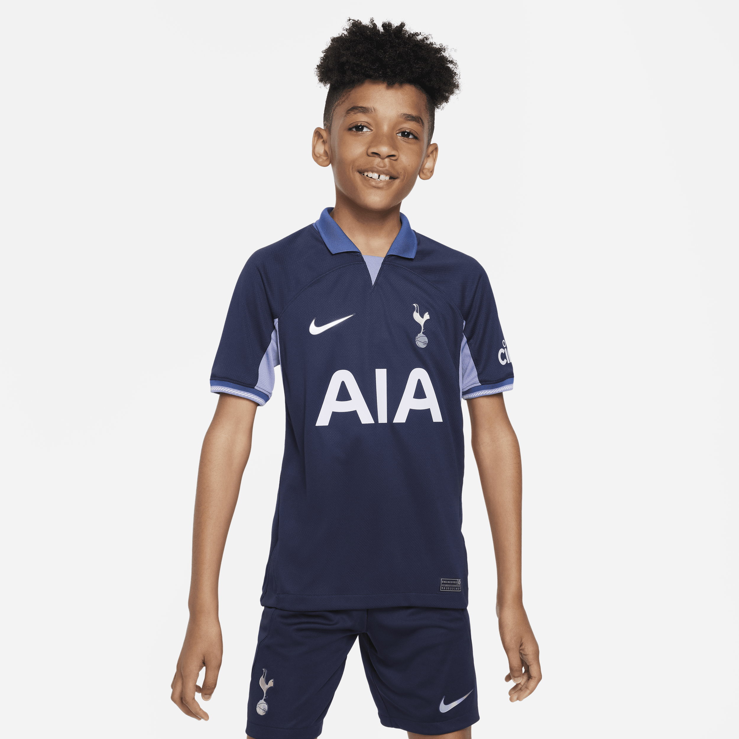 Maglia da calcio Nike Dri-FIT Tottenham Hotspur 2023/24 Stadium per ragazzo/a – Away - Blu