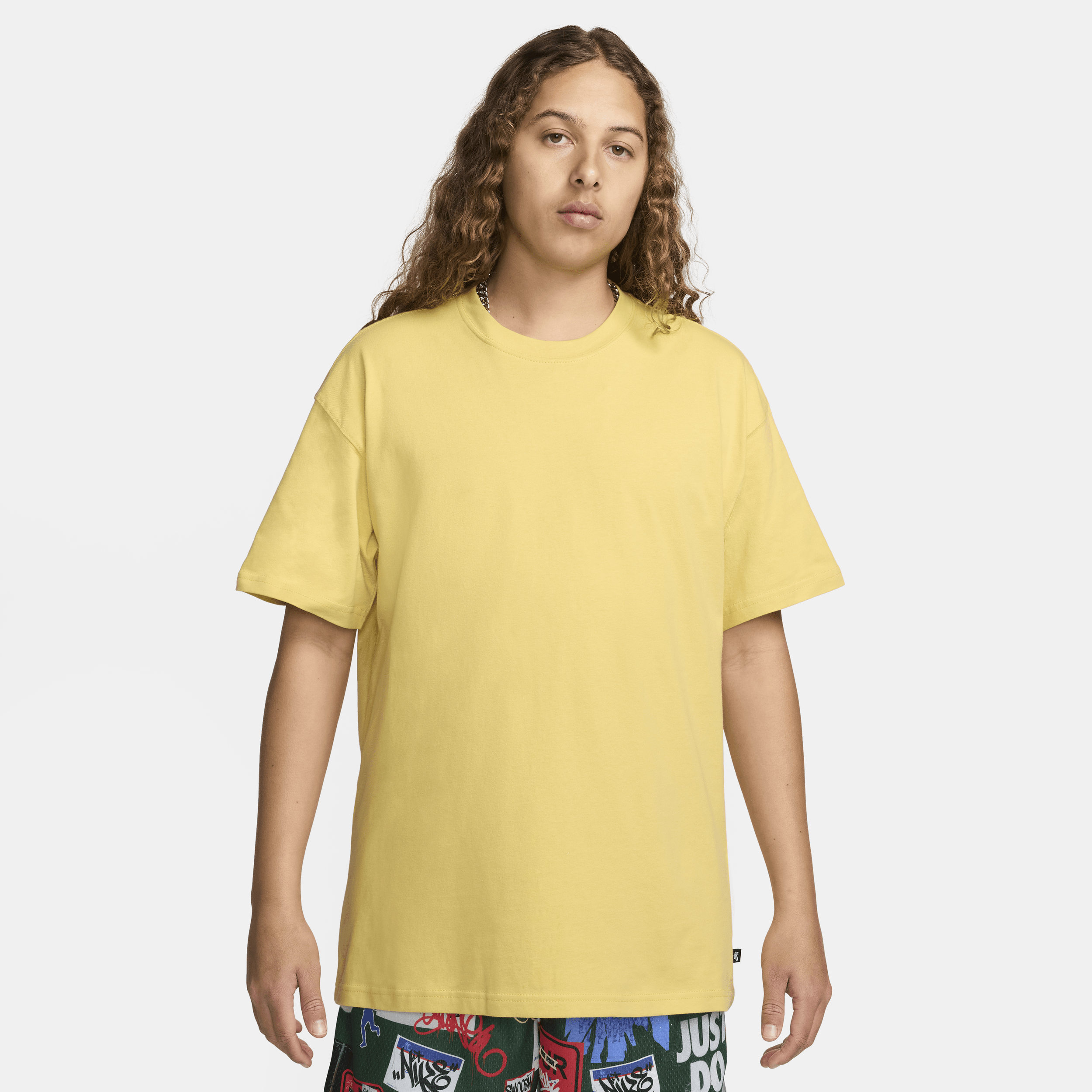 Nike SB Camiseta de skateboard - Amarillo