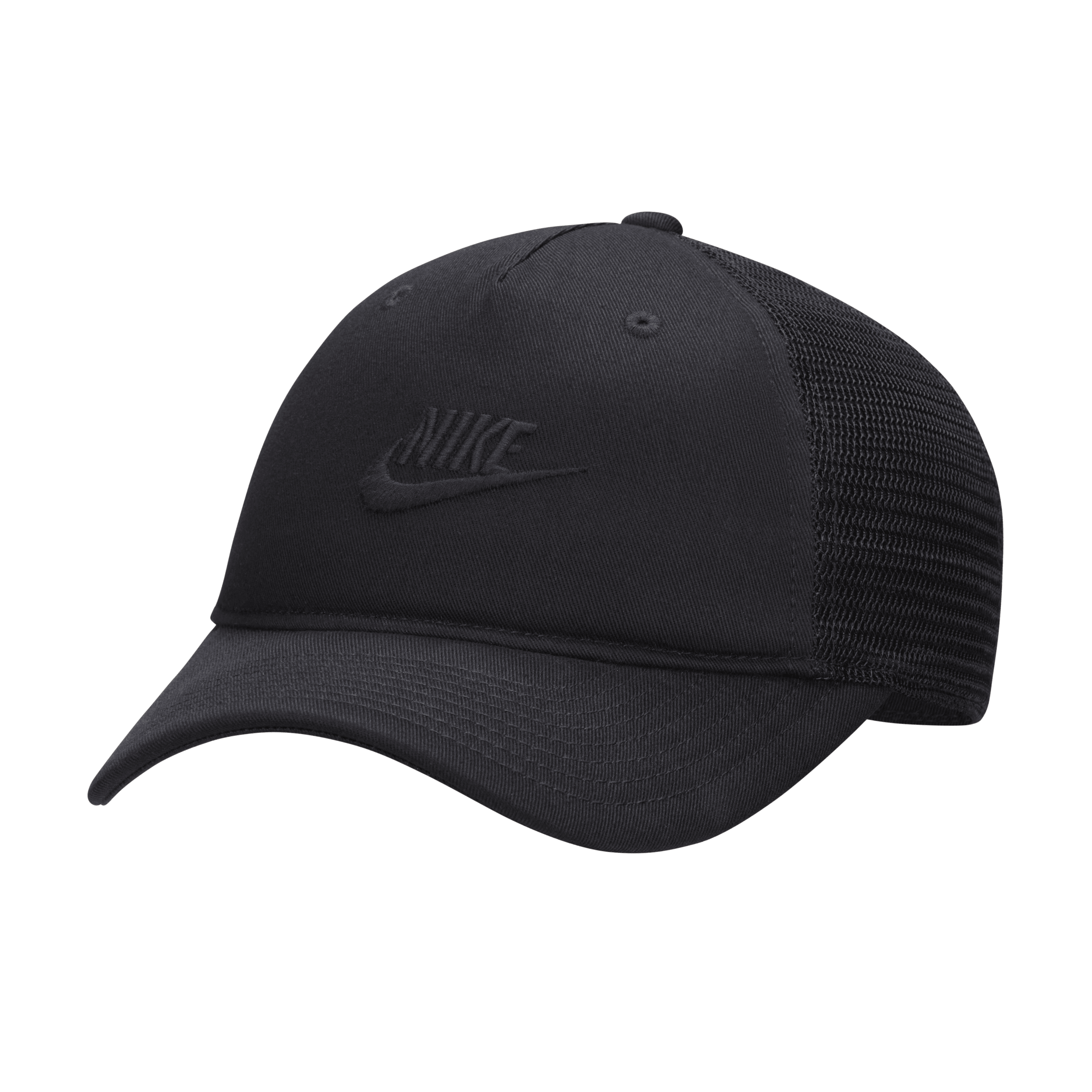 Cappello trucker strutturato Nike Rise Cap - Nero