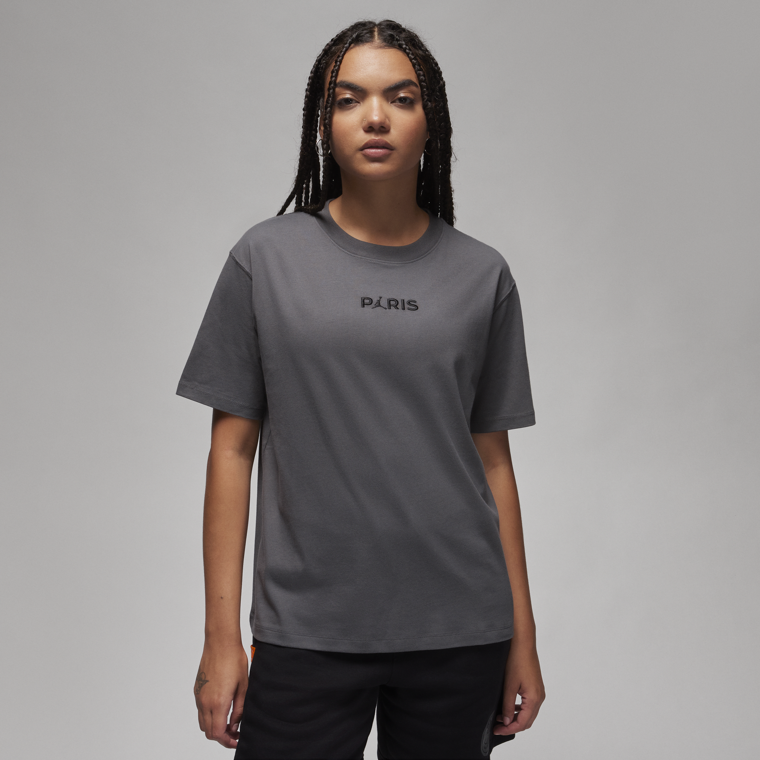 Nike Paris Saint-Germain-T-shirt til kvinder - grå