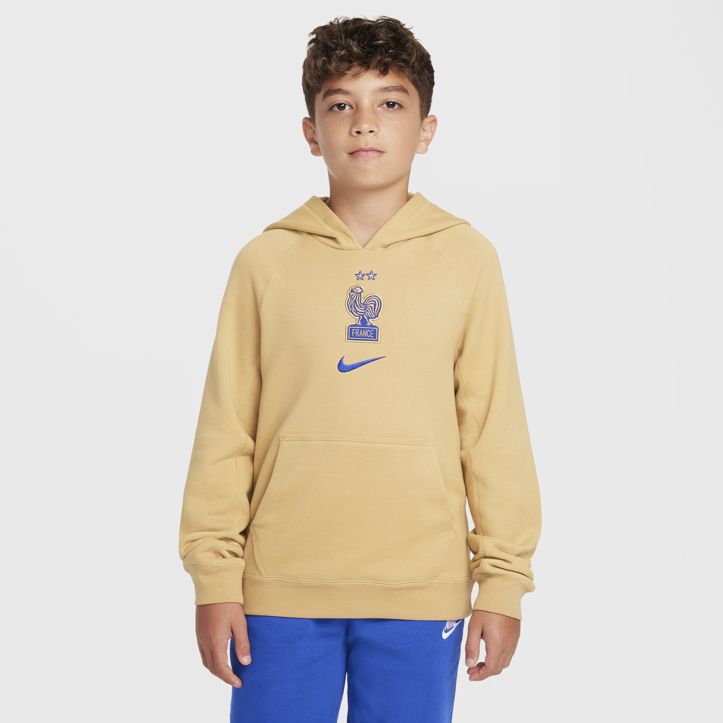FFF Sudadera con capucha de fútbol Nike Air - Niño/a - Marrón