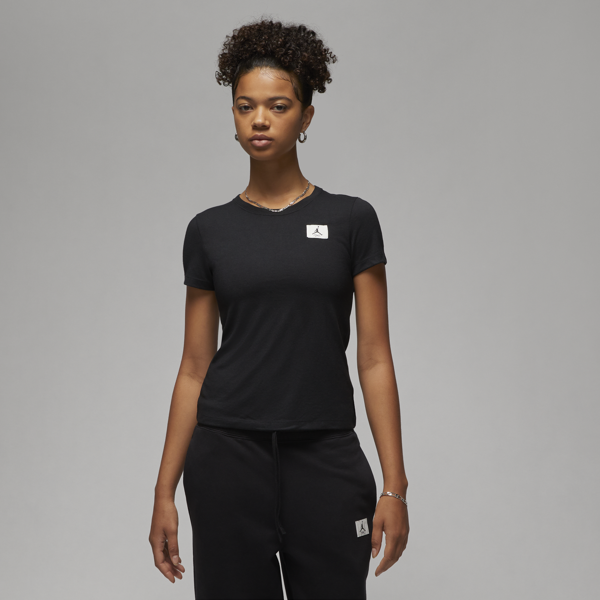 Jordan Camiseta entallada - Mujer - Negro