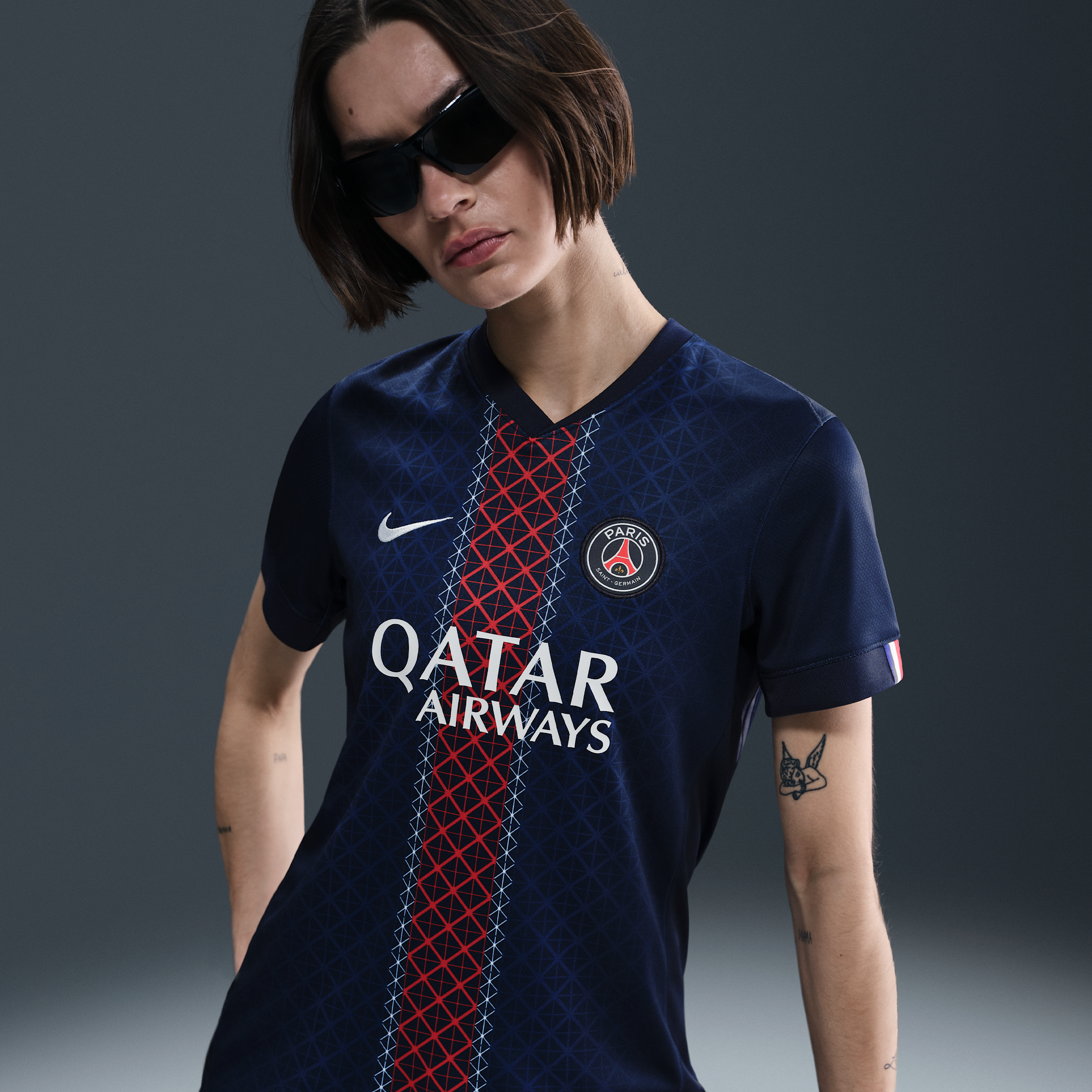 Maillot de foot Replica Nike Dri-FIT Paris Saint-Germain 2025/26 Stadium Domicile pour femme - Bleu