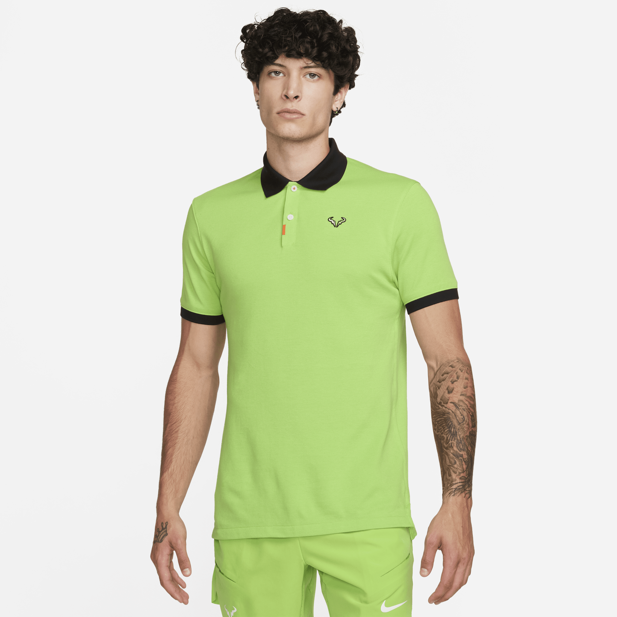 The Nike Polo Rafa Polo met aansluitende pasvorm voor heren - Groen