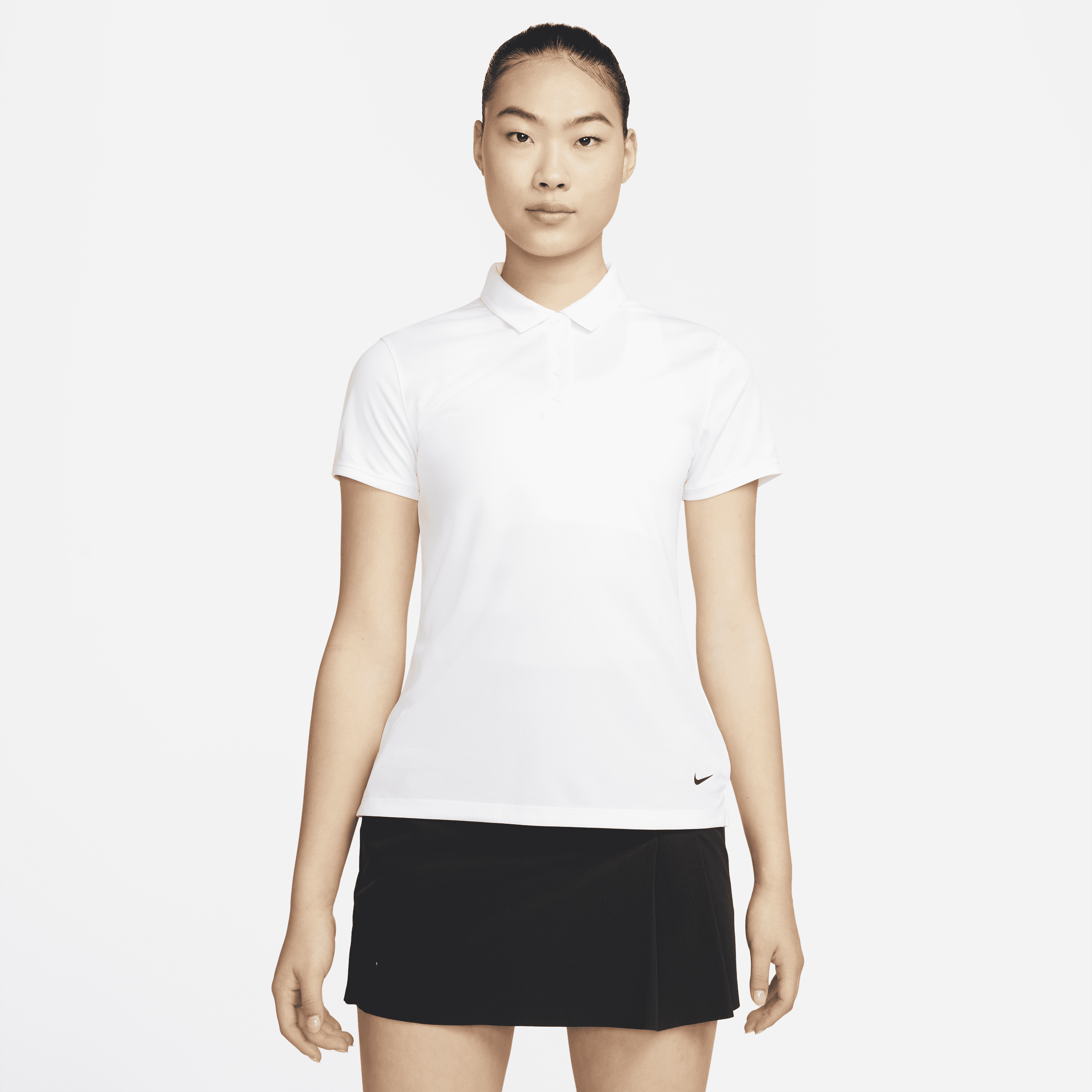 Nike Dri-FIT Victory-golfpolo til kvinder - hvid