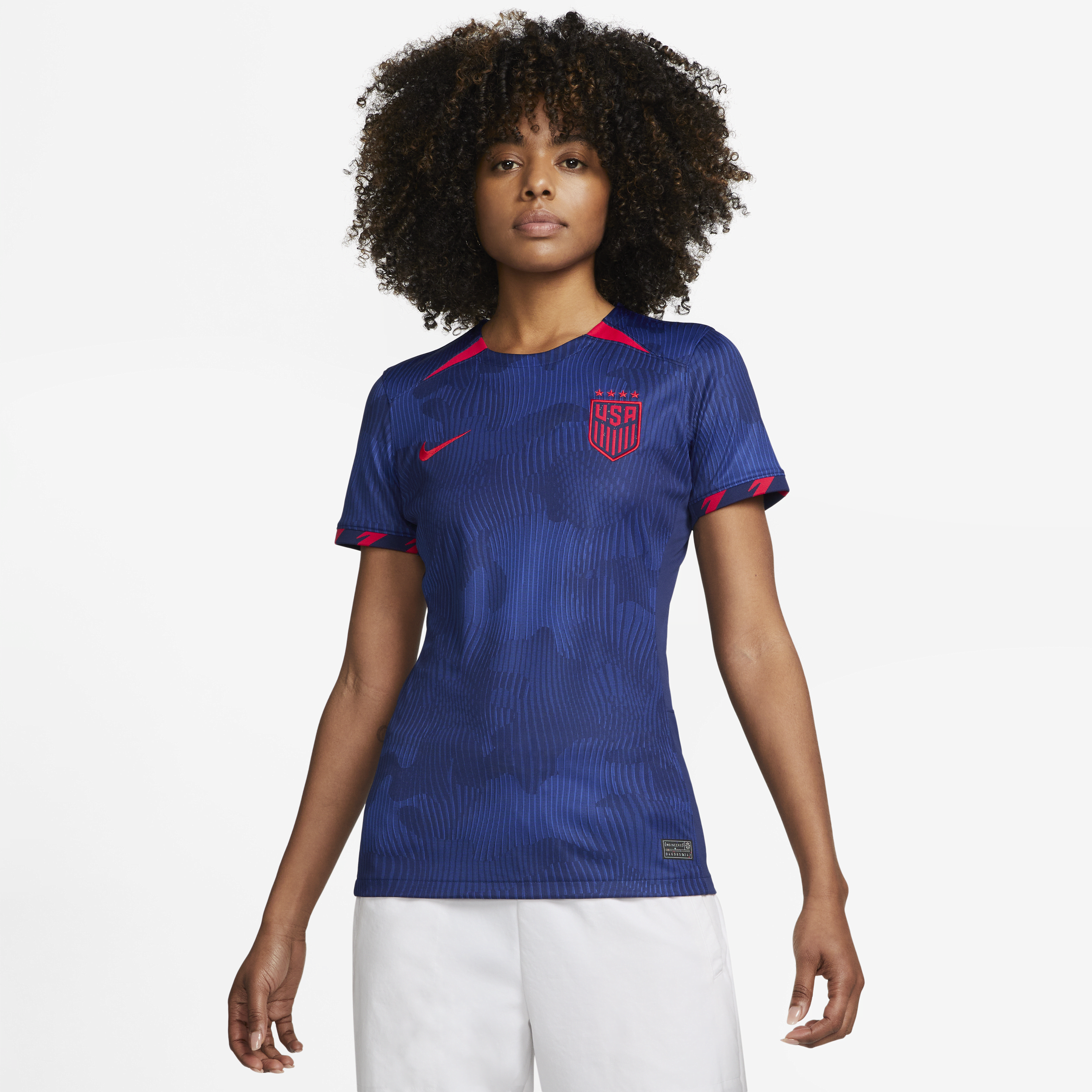 USWNT (4-Star) 2023 Stadium Away Nike Dri-FIT-fodboldtrøje til kvinder - blå
