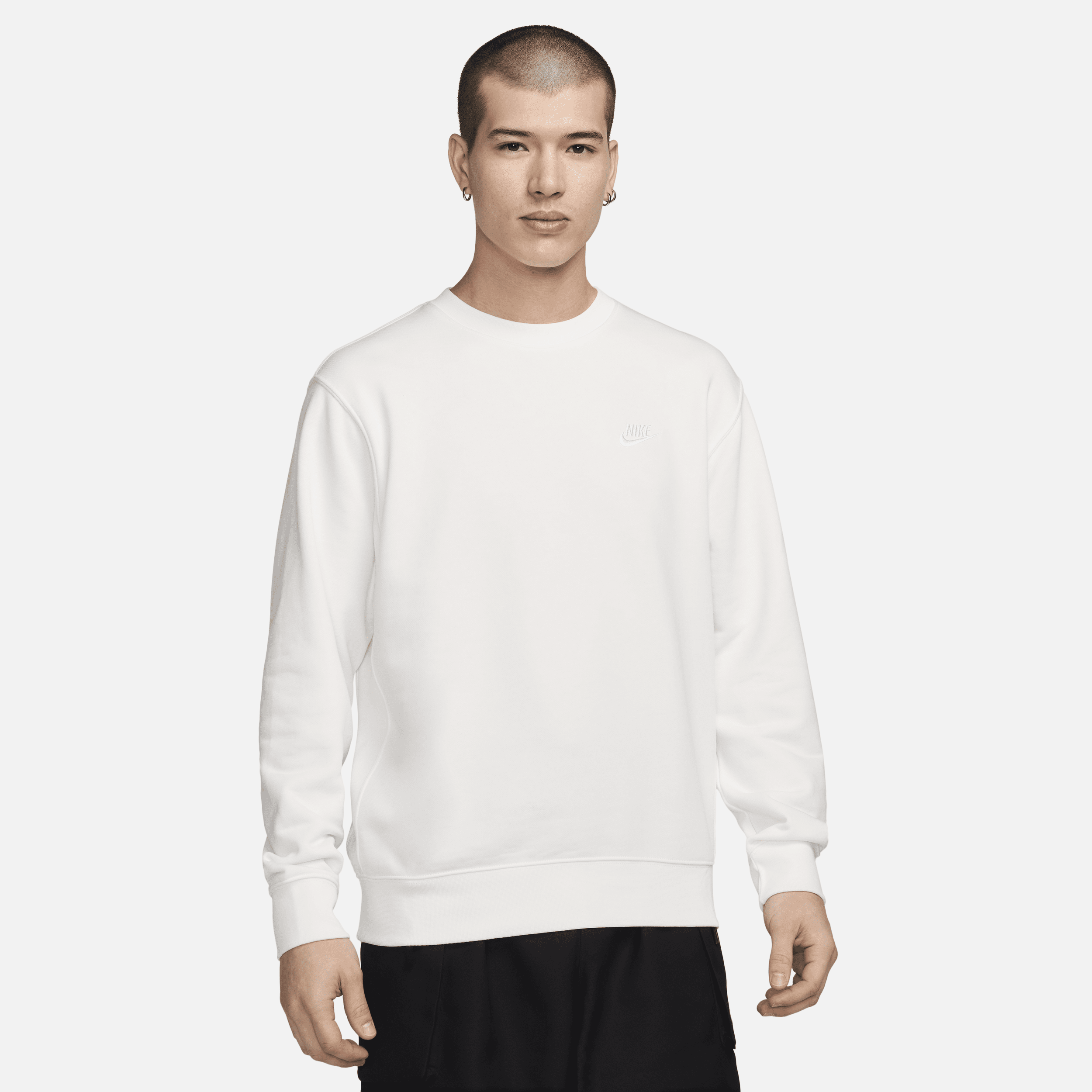 【ナイキ(NIKE)公式ストア】ナイキ スポーツウェア クラブ メンズ フレンチ テリー クルー BV2667-133 ホワイト 【ナイキ(NIKE)公式ストア】ナイキ スポーツウェア クラブ メンズ フレンチ テリー クルー BV2667-133 ホワイト