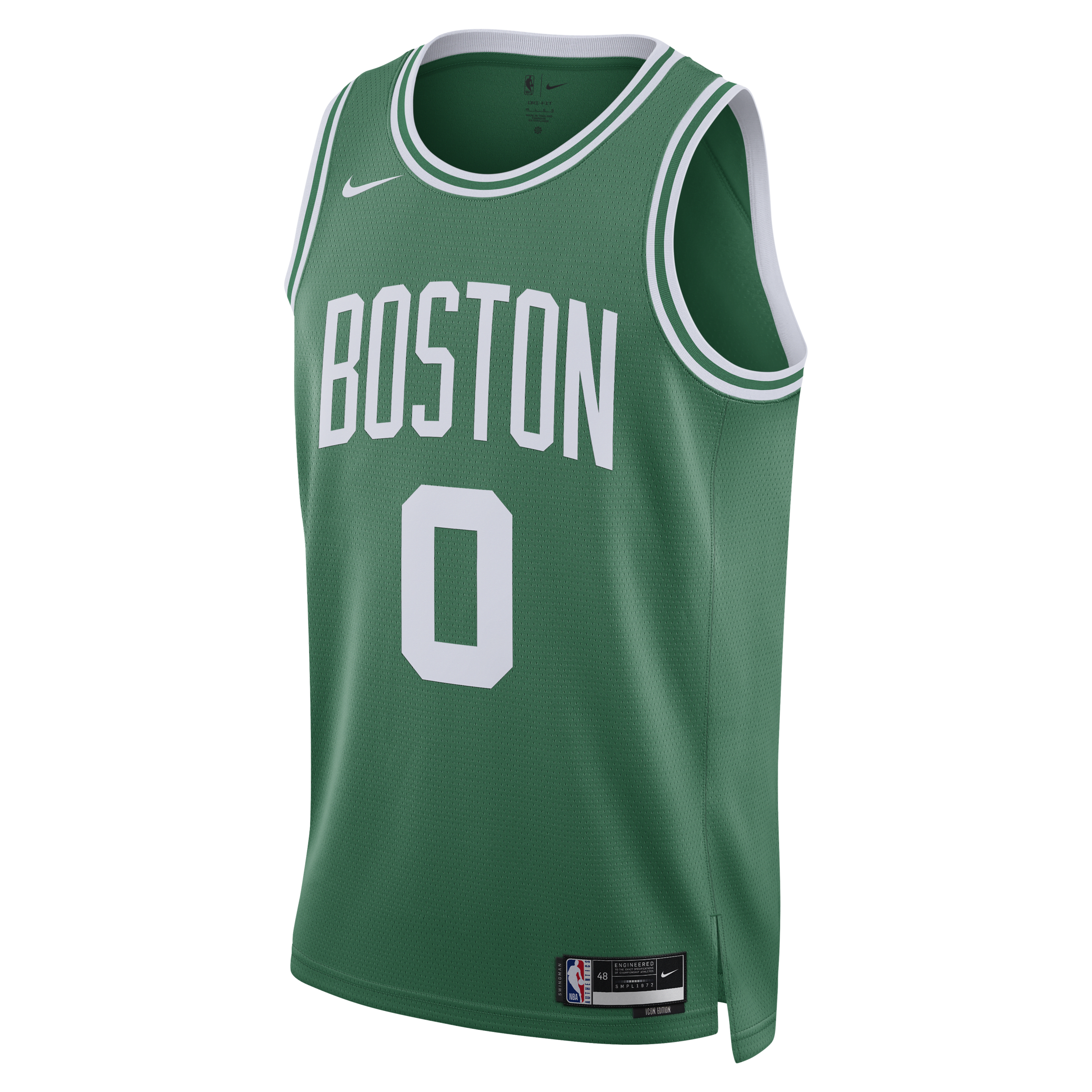 Maglia Boston Celtics Icon Edition 2022/23 Swingman Nike Dri-FIT NBA – Uomo - Verde