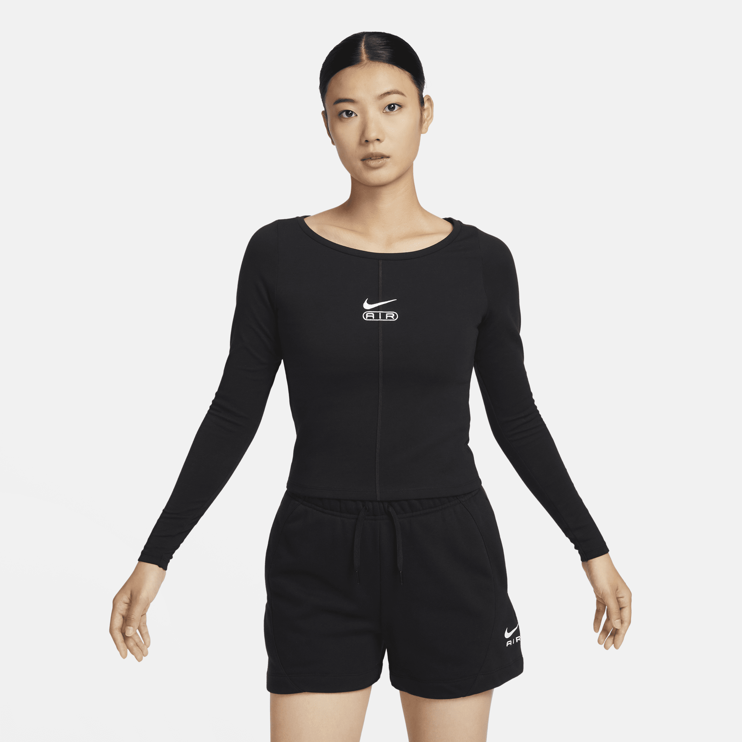 【ナイキ(NIKE)公式ストア】ナイキ エア ウィメンズ ロングスリーブ トップ FN1912-010 ブラック 【ナイキ(NIKE)公式ストア】ナイキ エア ウィメンズ ロングスリーブ トップ FN1912-010 ブラック