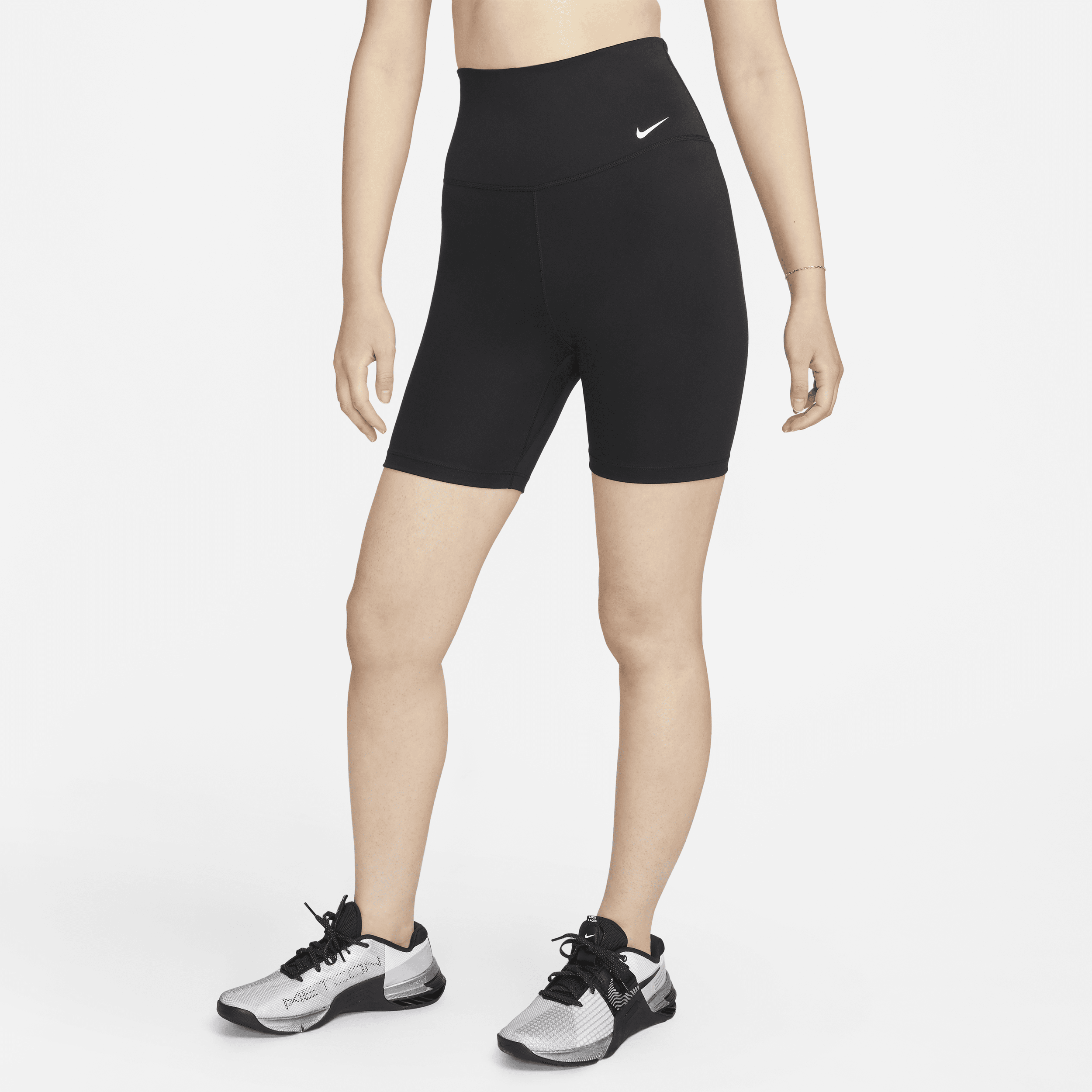 【ナイキ(NIKE)公式ストア】ナイキ Dri-FIT ワン ウィメンズ ハイウエスト 18cm バイカーショートパンツ DV9023-010 ブラック 【ナイキ(NIKE)公式ストア】ナイキ Dri-FIT ワン ウィメンズ ハイウエスト 18cm バイカーショートパンツ DV9023-010 ブラック