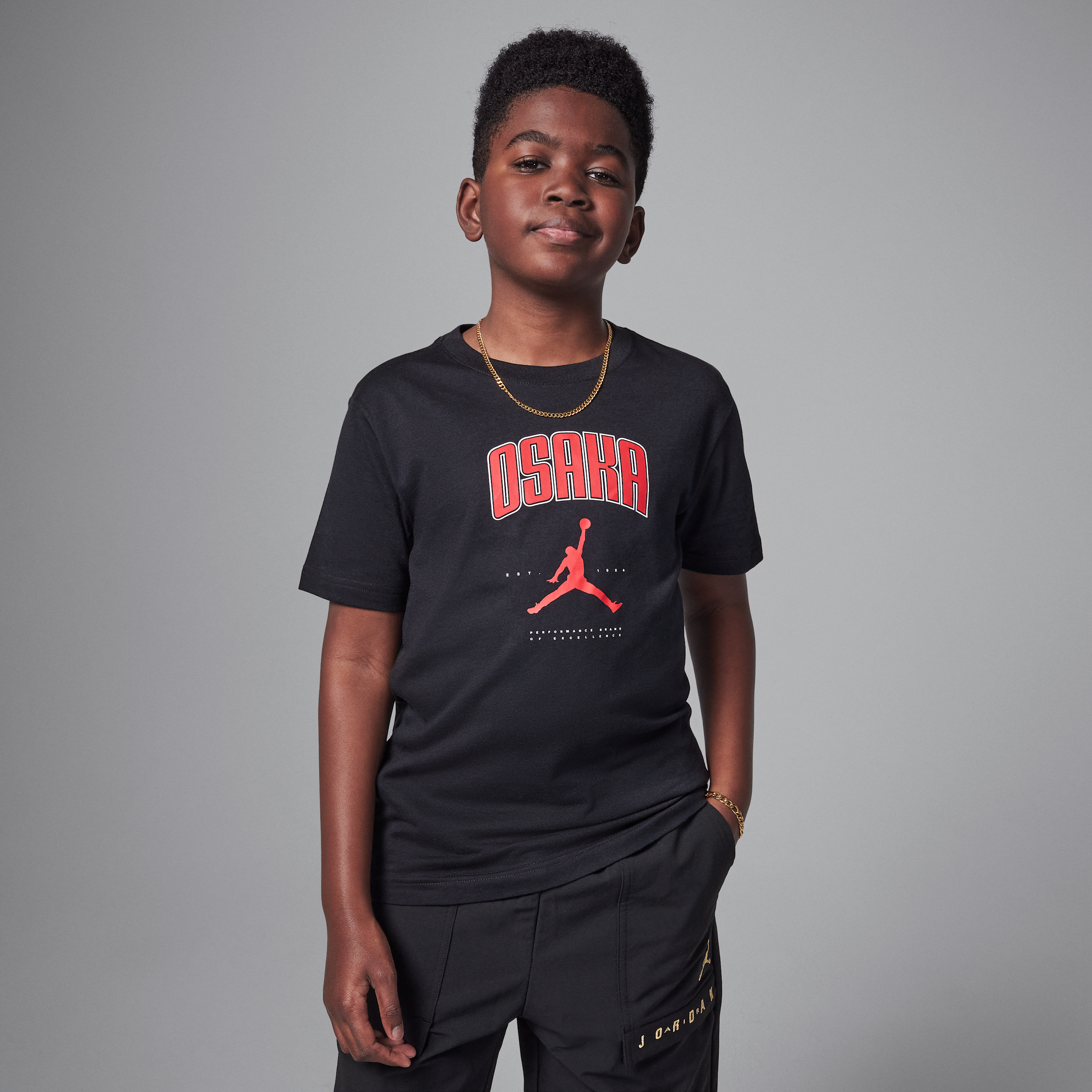 【ナイキ(NIKE)公式ストア】ジョーダン ジュニア 大阪 シティ Tシャツ IF3751-010 ブラック 【ナイキ(NIKE)公式ストア】ジョーダン ジュニア 大阪 シティ Tシャツ IF3751-010 ブラック