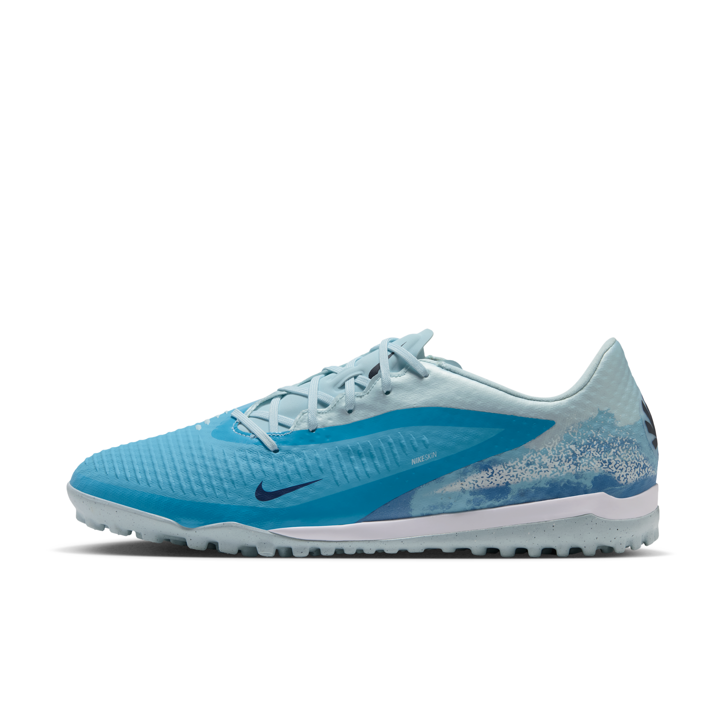 Chaussure de foot pour surface synthétique Nike Phantom 6 Low Academy « Erling Haaland » - Bleu