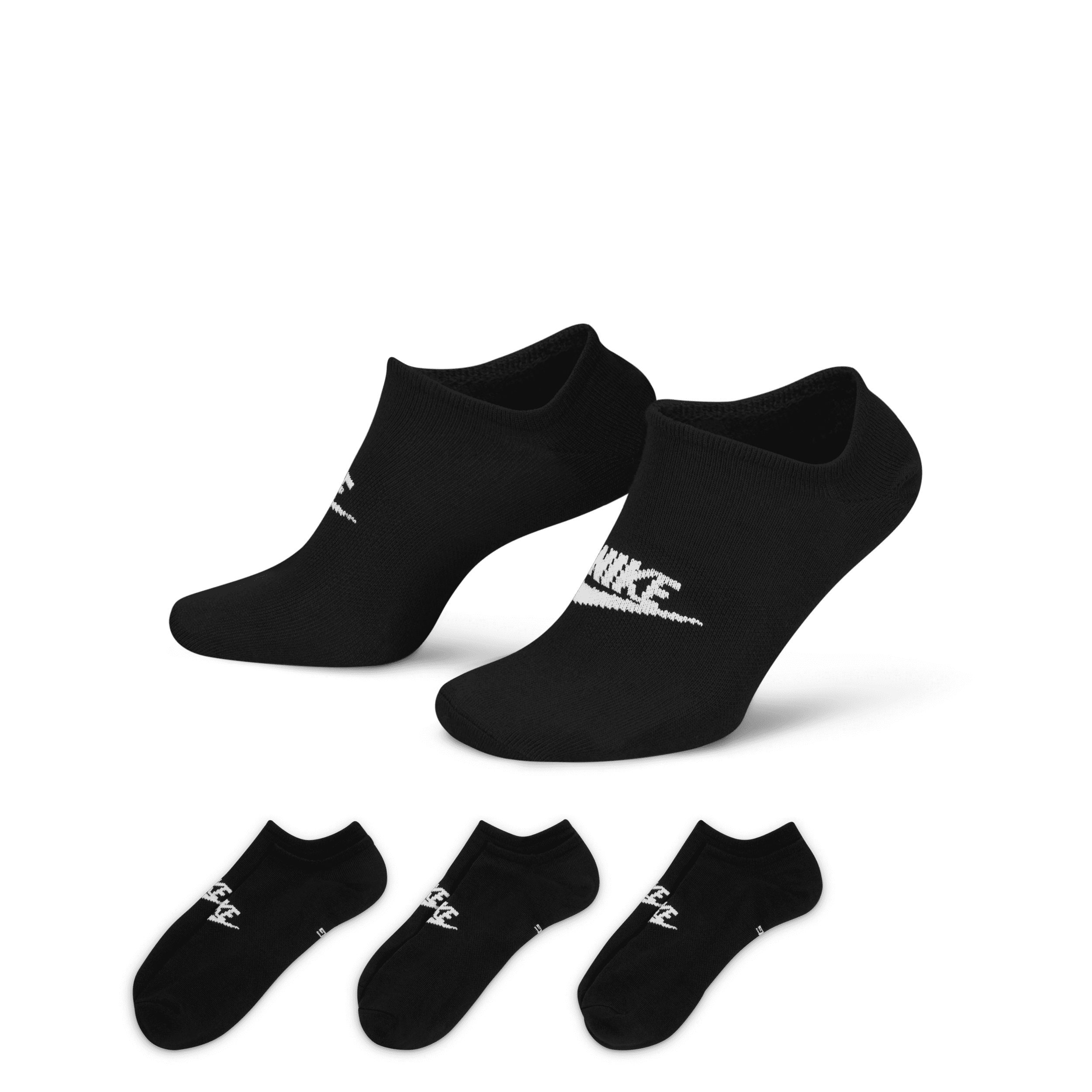 Fantasmini Nike Sportswear Everyday Essential (3 paia) - Nero