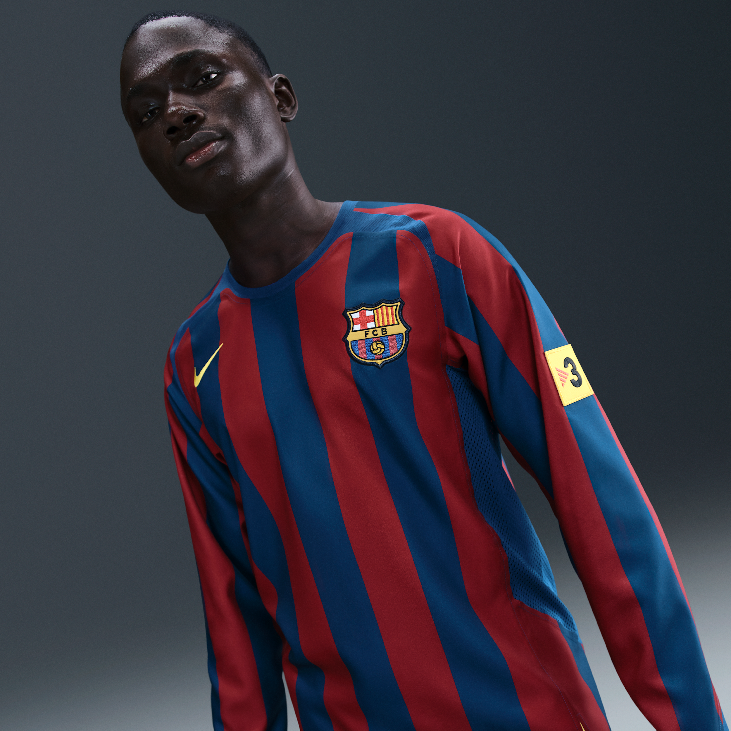 Nike Barcelona Mens LS Home Shirt 2005/06 | HQ1462-471 | FOOTY.COM