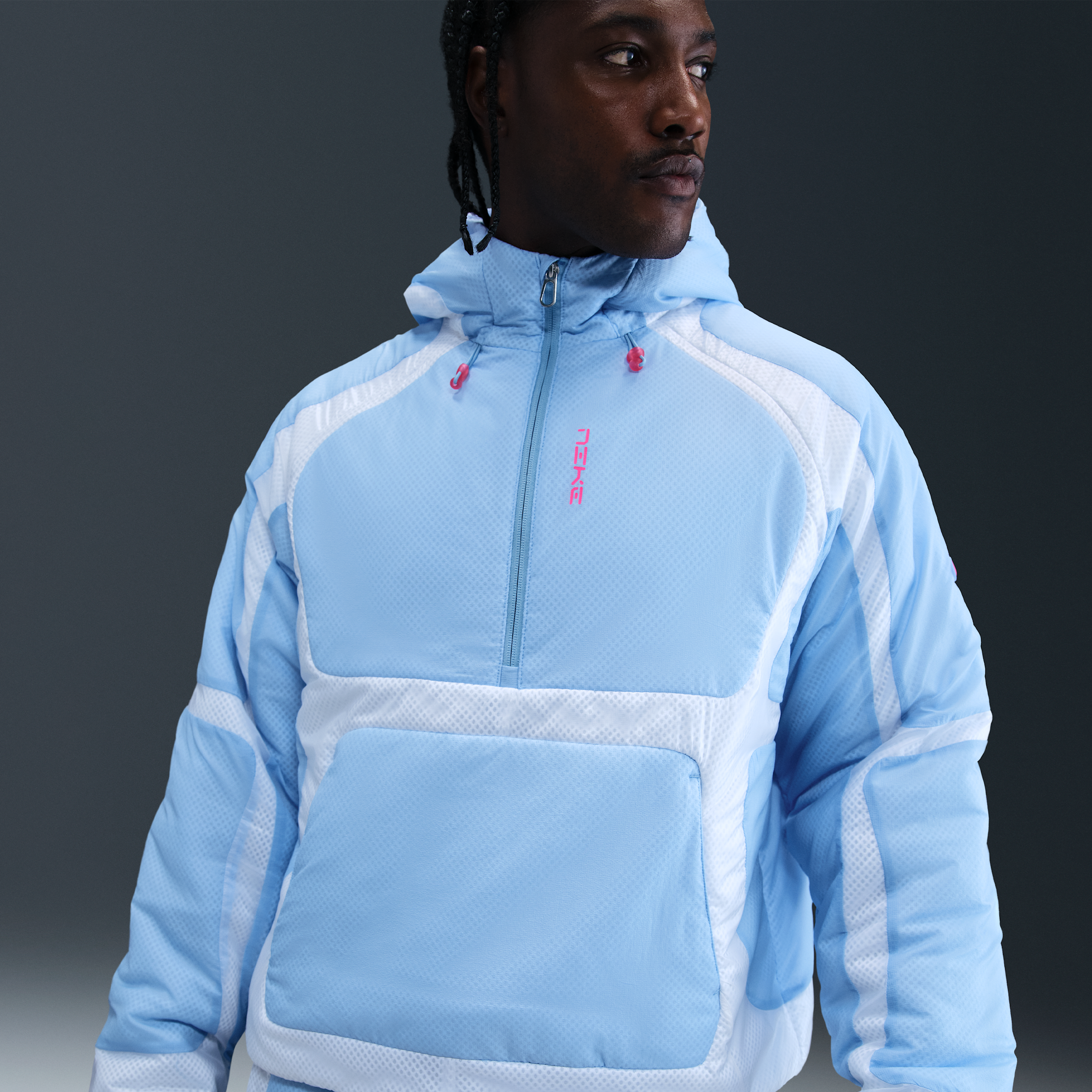 Nike Project F.R.O.G. Chaqueta con media cremallera Sliced Pod - Hombre - Azul