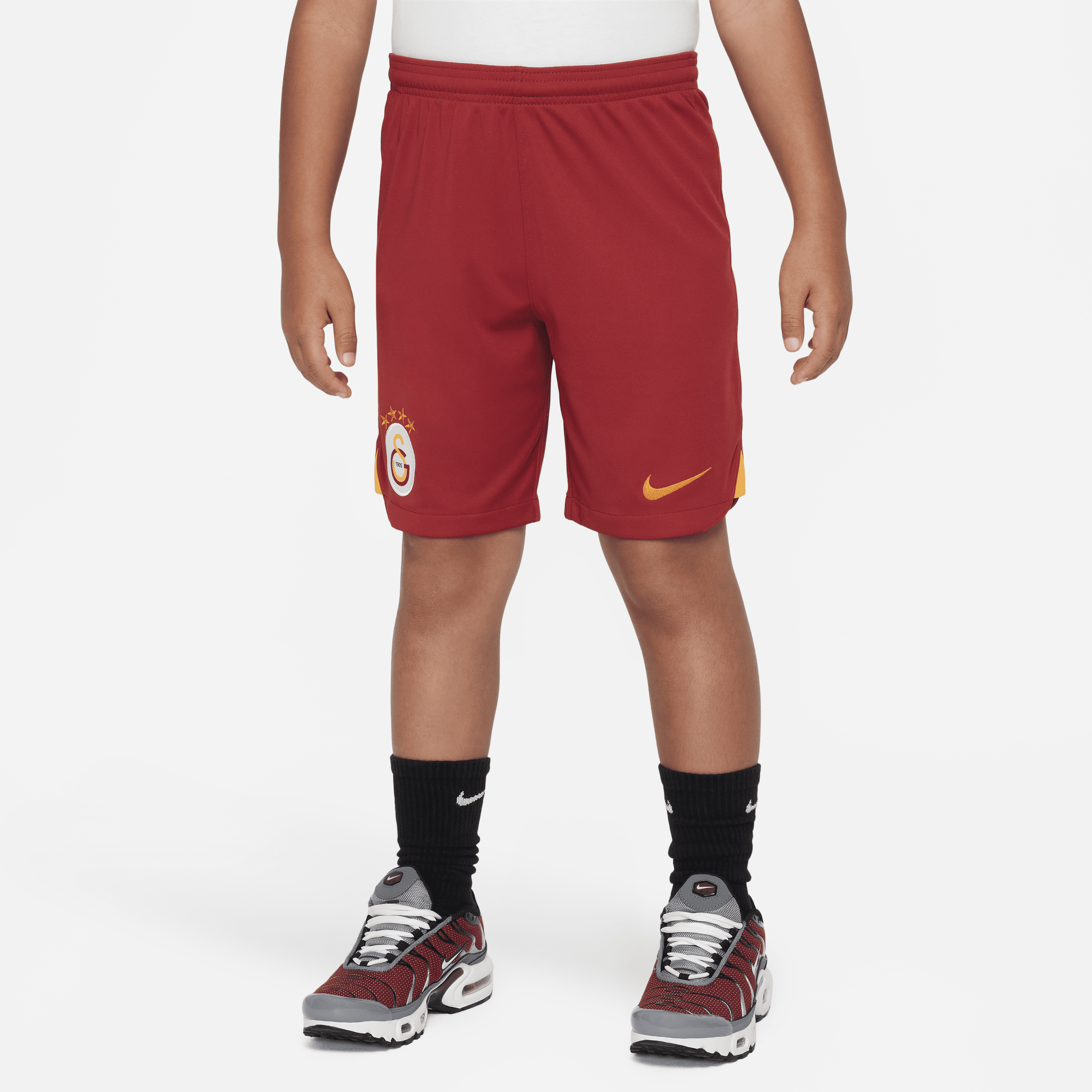 Shorts da calcio Nike Dri-FIT Galatasaray 2023/24 Stadium per ragazzi – Home - Rosso