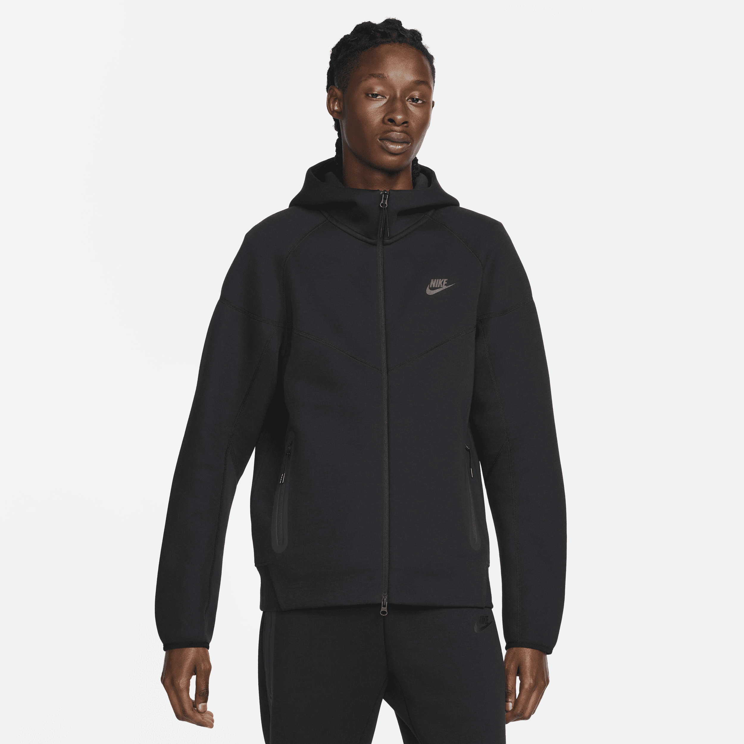 Nike Sportswear Tech Fleece Windrunner Sudadera con capucha con cremallera completa - Hombre - Negro