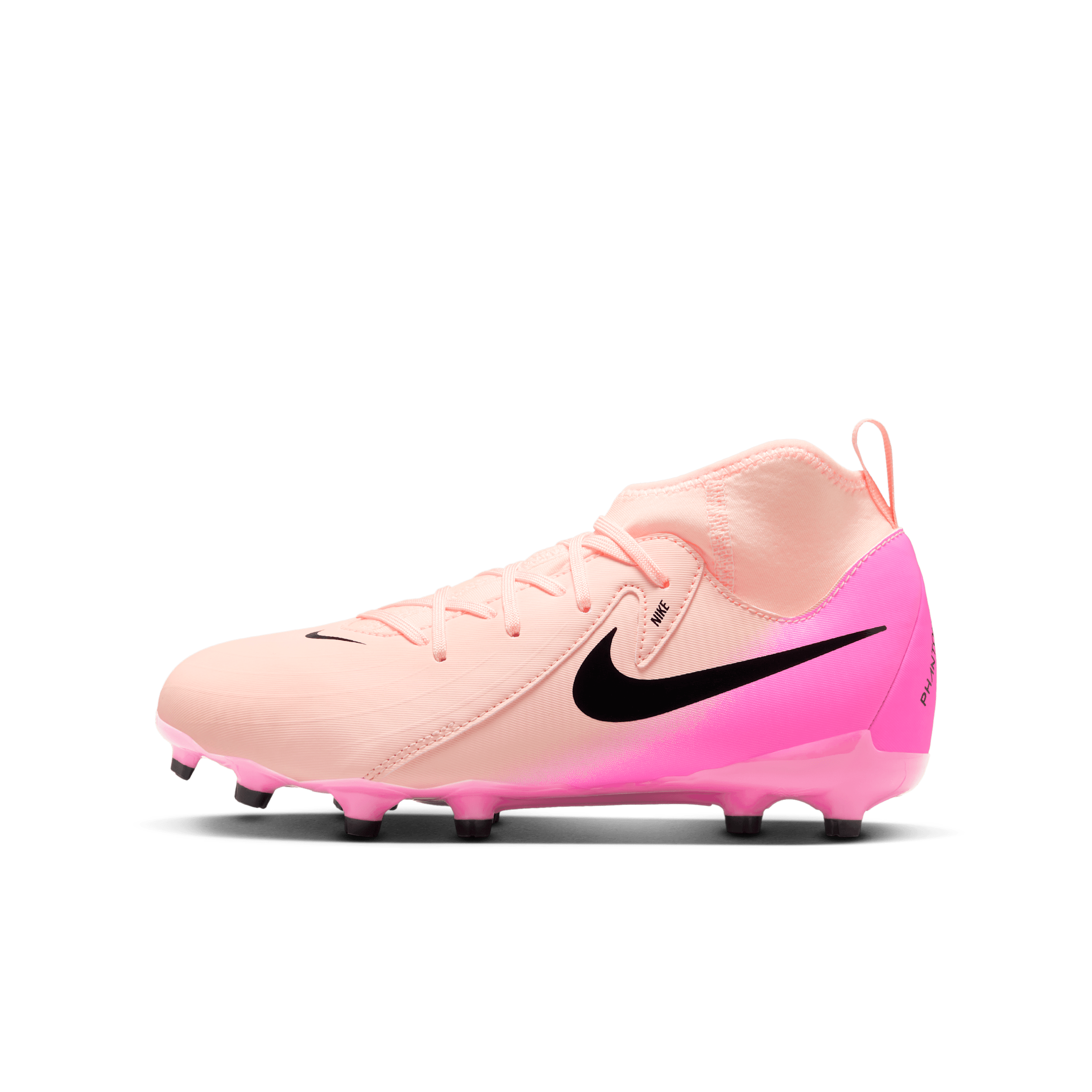 【ナイキ（NIKE）公式ストア】ナイキ ジュニア ファントム ルナ 2 アカデミー キッズ マルチグラウンド ハイカット サッカースパイク FJ2603-800 オレンジ