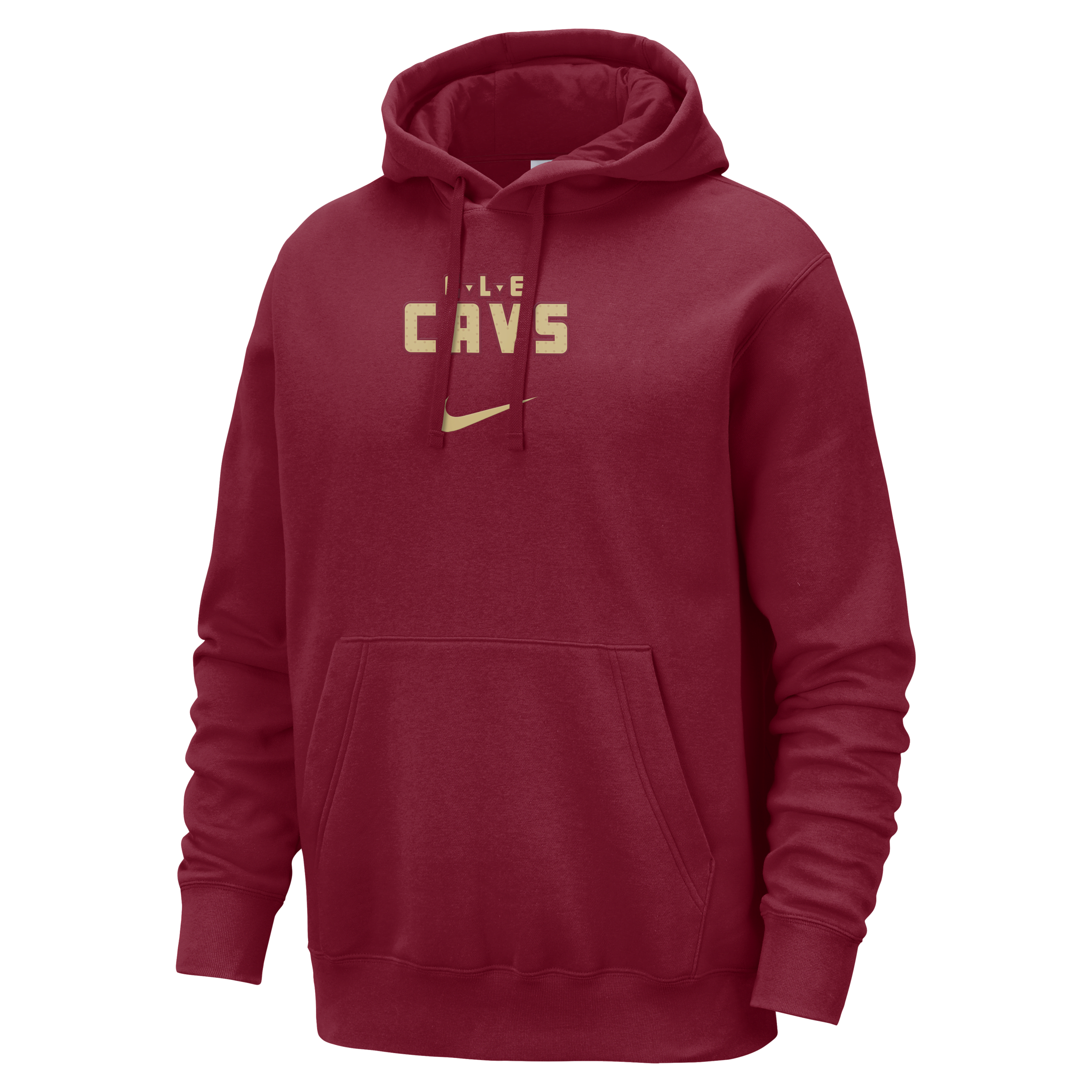 Cleveland Cavaliers Club Fleece City Edition Nike NBA-hoodie voor heren - Rood