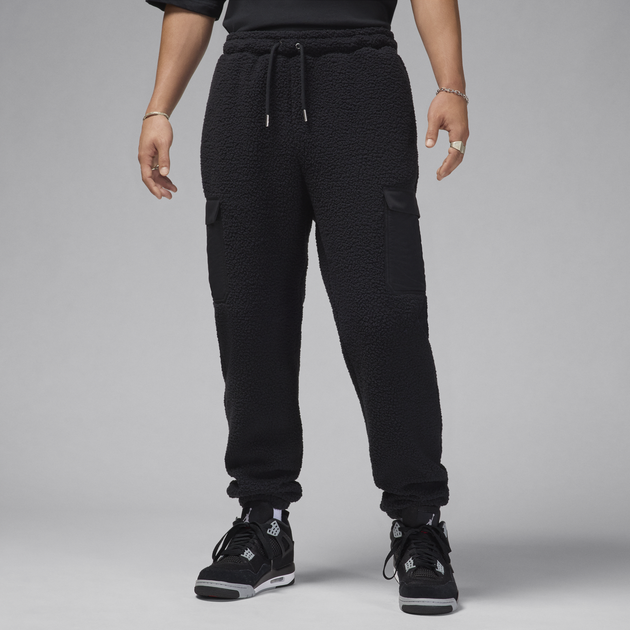 【ナイキ(NIKE)公式ストア】ジョーダン フライト メンズ ハイパイル フリース パンツ FV7450-010 ブラック 【ナイキ(NIKE)公式ストア】ジョーダン フライト メンズ ハイパイル フリース パンツ FV7450-010 ブラック