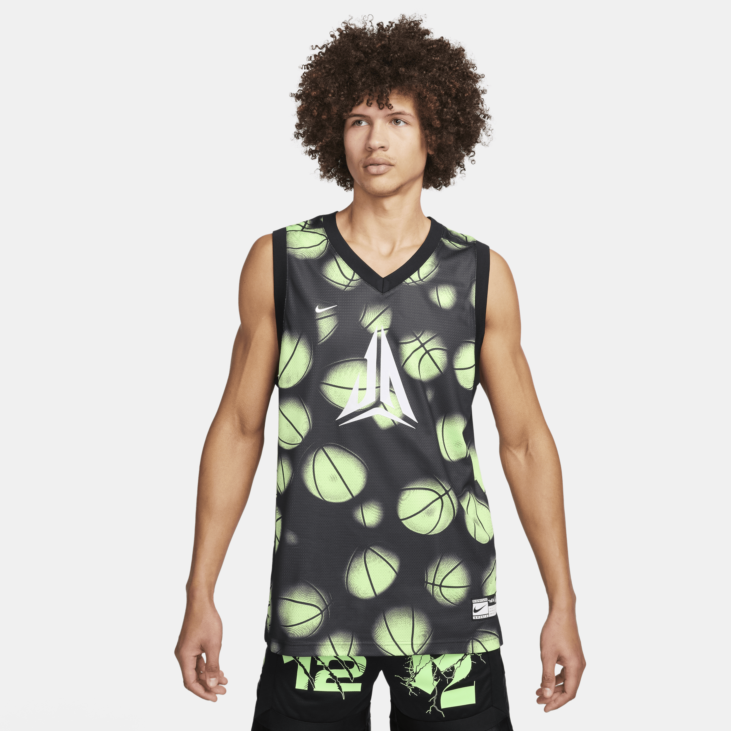 Nike Ja Dri-FIT DNA-basketballtrøje til mænd - grøn
