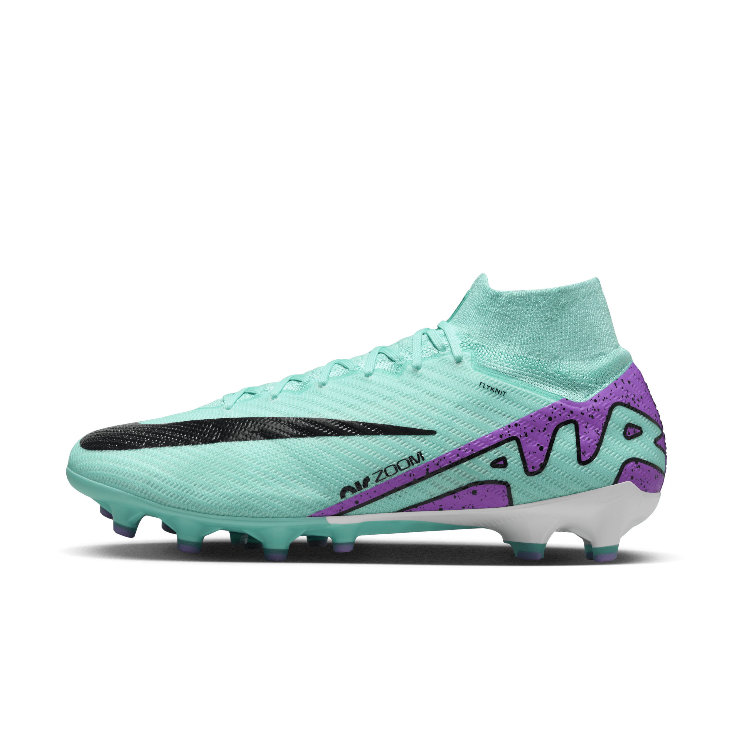 Nike Mercurial Superfly 9 Elite-fodboldstøvler (high-top) til kunstgræs - grøn