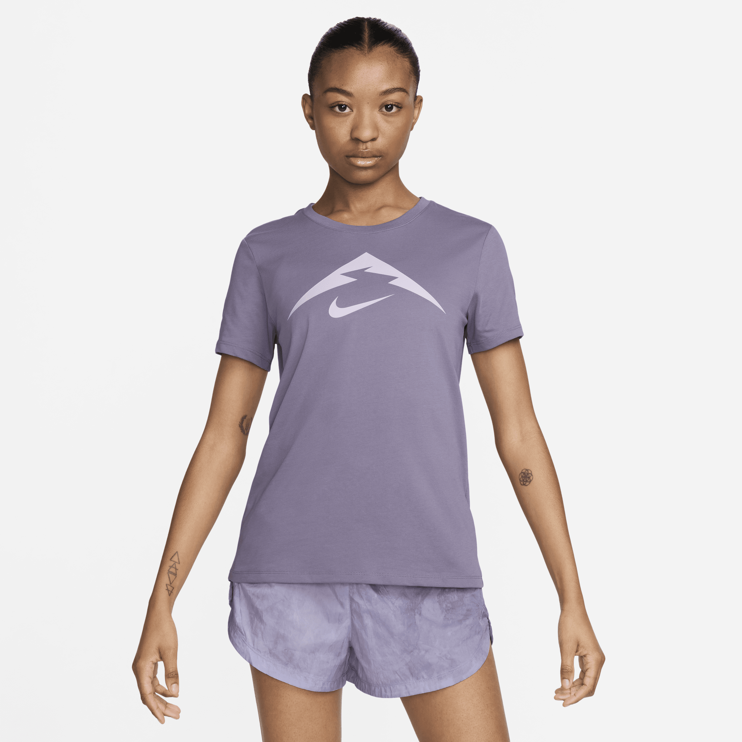 Nike Trail Dri-FIT-T-shirt til kvinder - lilla