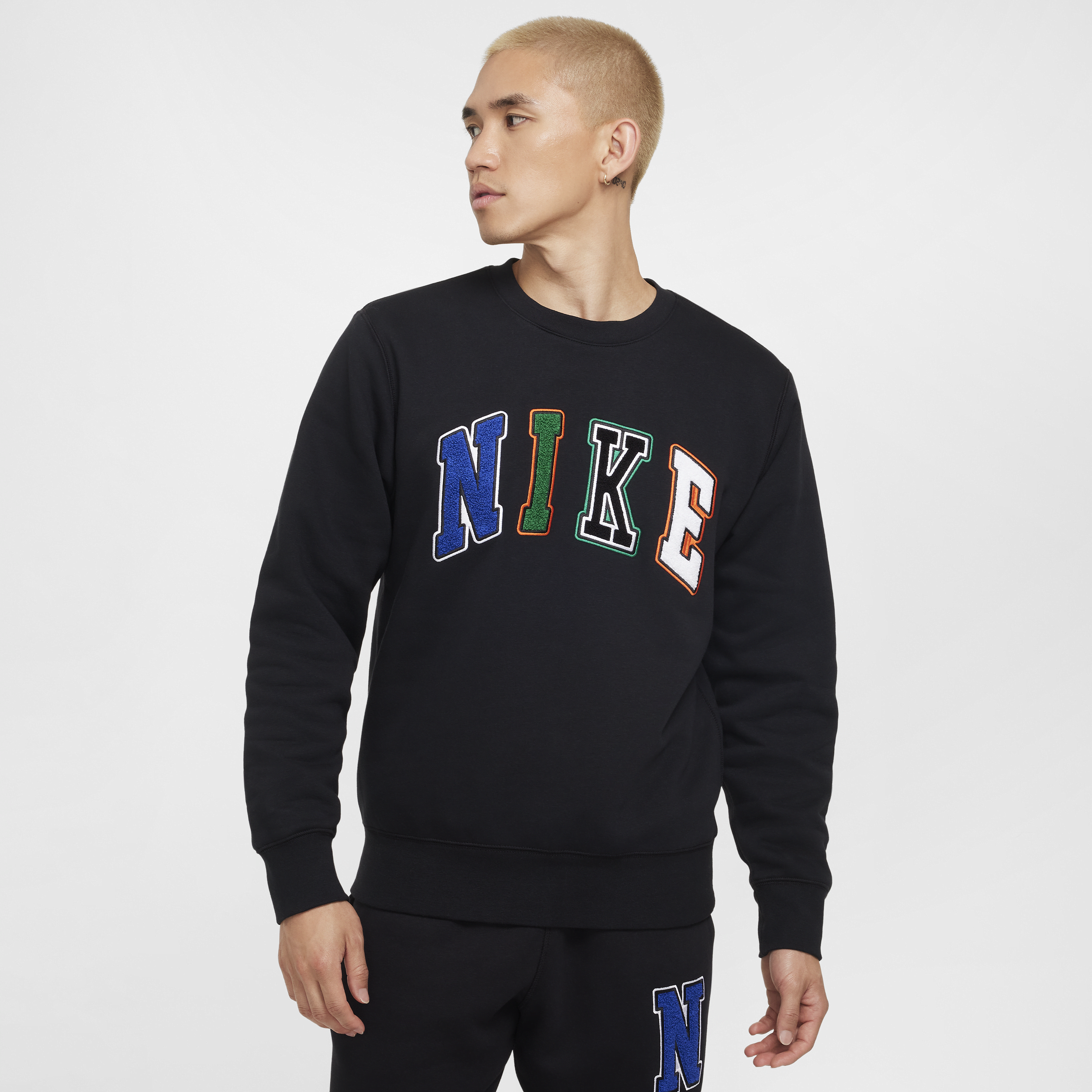 【ナイキ(NIKE)公式ストア】ナイキ クラブ メンズクルー FZ0880-010 ブラック 【ナイキ(NIKE)公式ストア】ナイキ クラブ メンズクルー FZ0880-010 ブラック