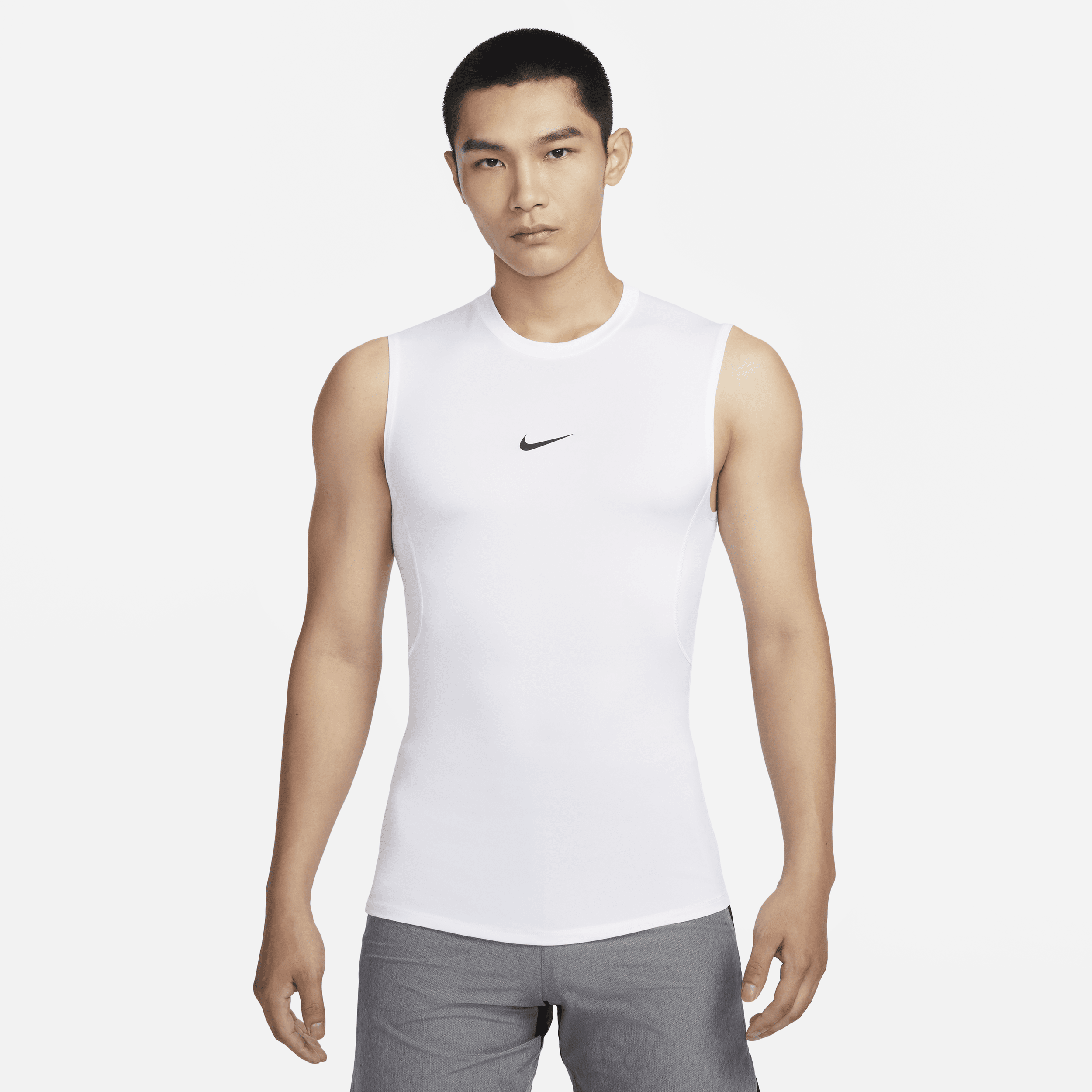 【ナイキ(NIKE)公式ストア】ナイキ プロ メンズ Dri-FIT タイト ノースリーブ フィットネストップ FB7915-100 ホワイト 【ナイキ(NIKE)公式ストア】ナイキ プロ メンズ Dri-FIT タイト ノースリーブ フィットネストップ FB7915-100 ホワイト