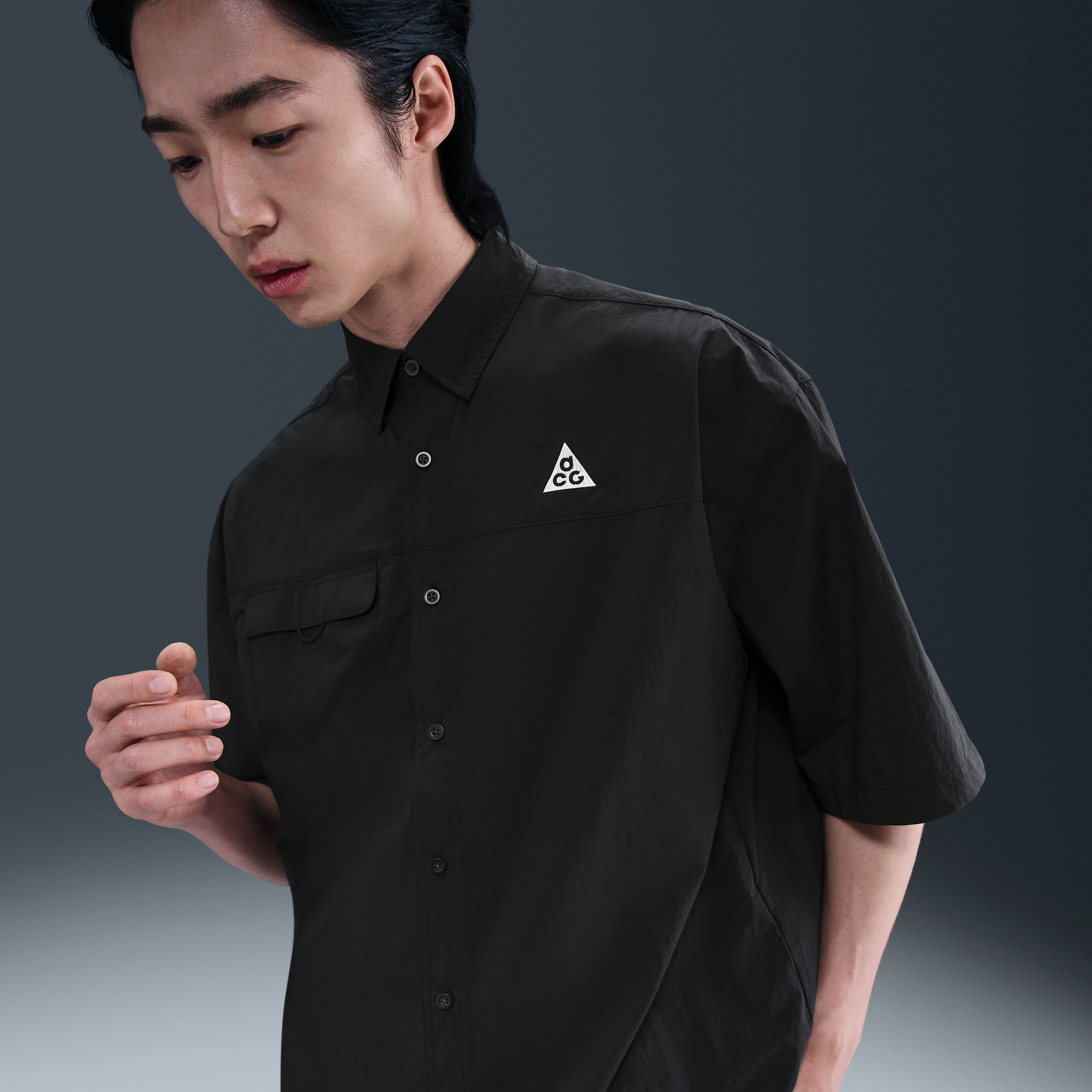 【ナイキ(NIKE)公式ストア】ナイキ ACG "Orb Weaver" UV レペル ショートスリーブ シャツ HJ2884-010 ブラック 【ナイキ(NIKE)公式ストア】ナイキ ACG "Orb Weaver" UV レペル ショートスリーブ シャツ HJ2884-010 ブラック