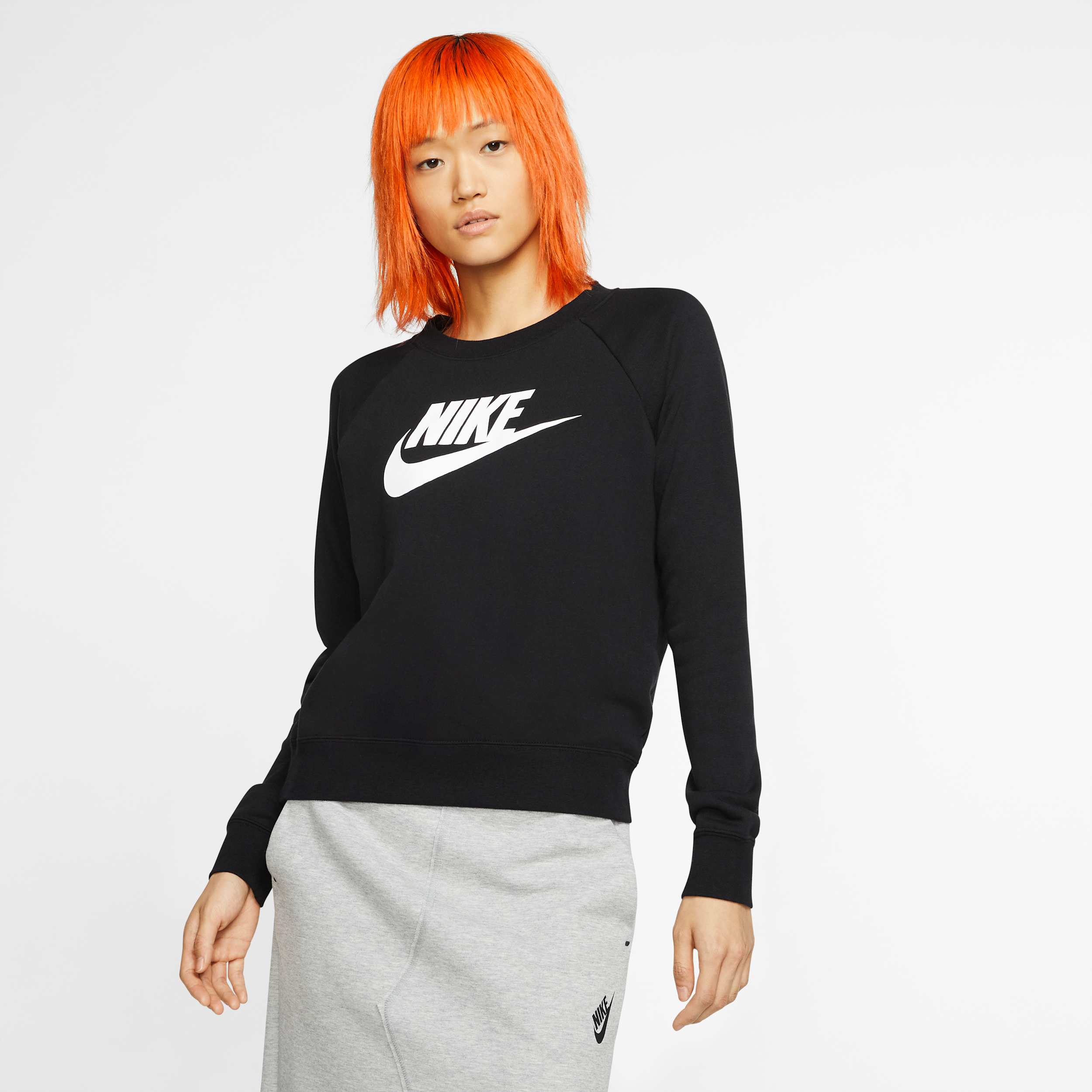 【ナイキ(NIKE)公式ストア】ナイキ スポーツウェア エッセンシャル ウィメンズ フリース クルー BV4113-010 ブラック 【ナイキ(NIKE)公式ストア】ナイキ スポーツウェア エッセンシャル ウィメンズ フリース クルー BV4113-010 ブラック